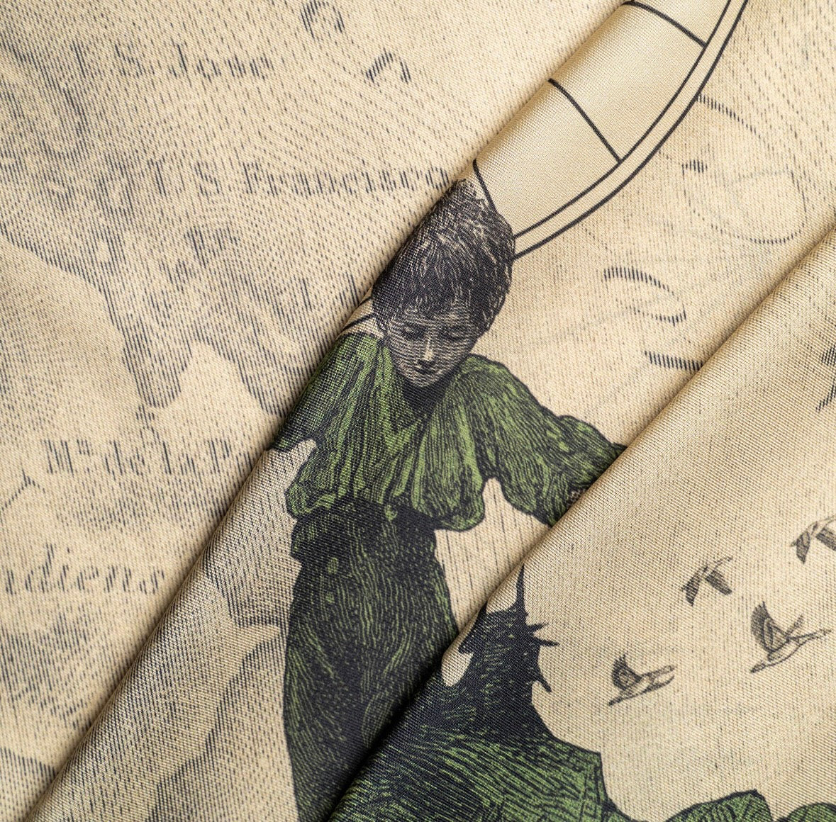 Silk scarf Wild Child