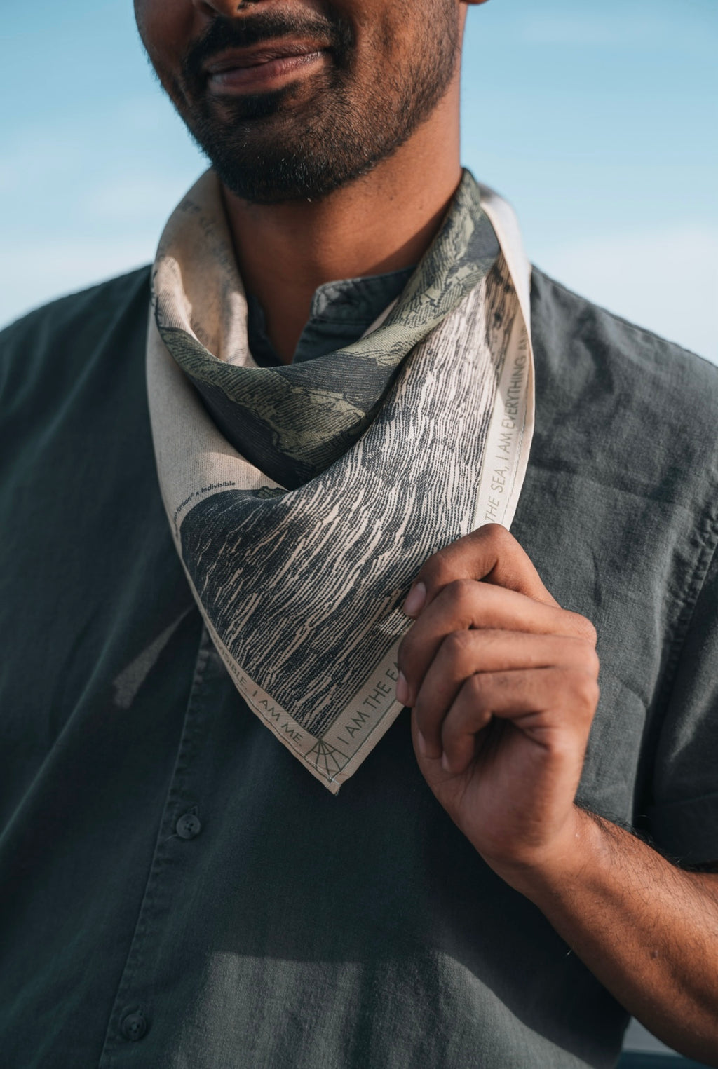 Silk scarf Wild Child