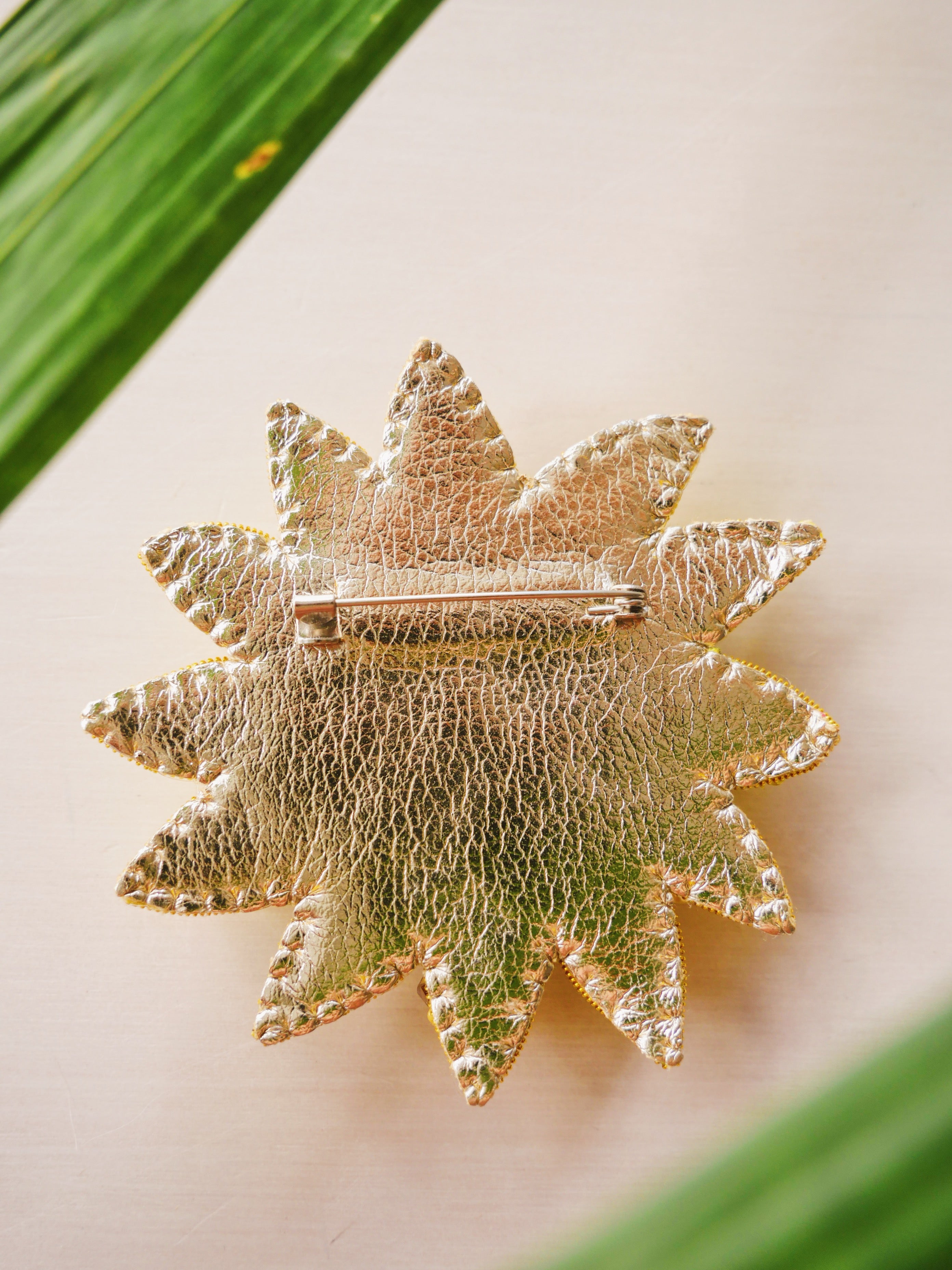 Sunflower Brooch