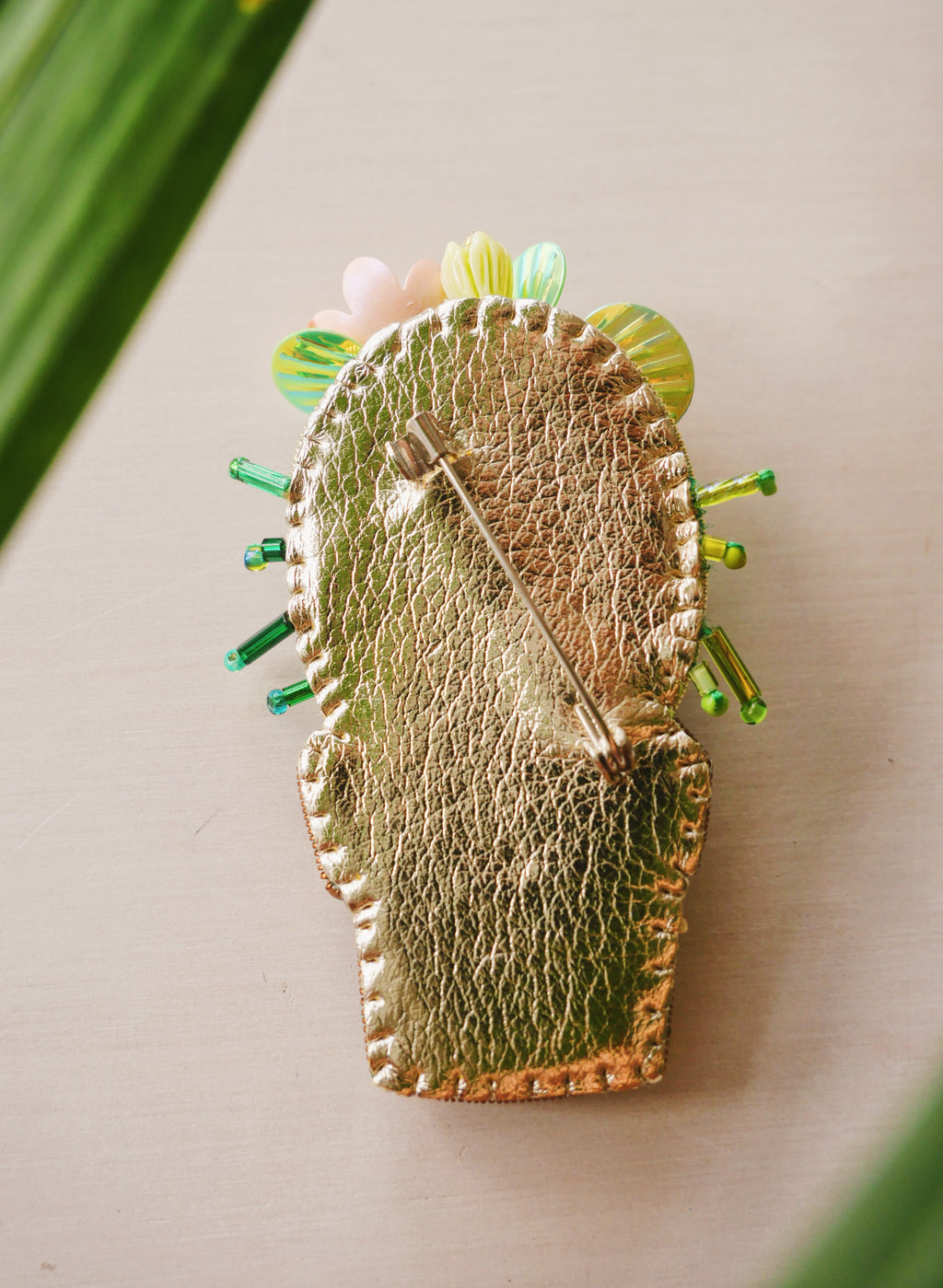 Barrel Cactus Brooch