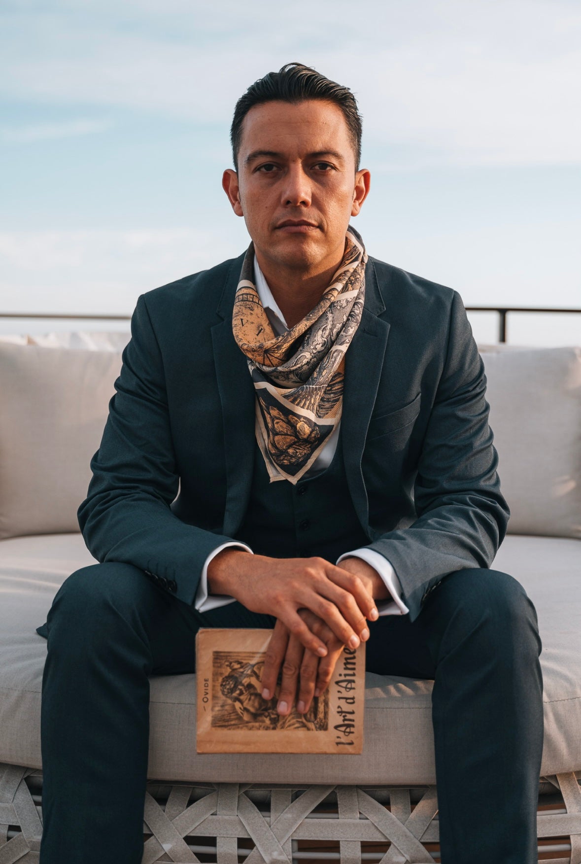 Silk scarf Conquista