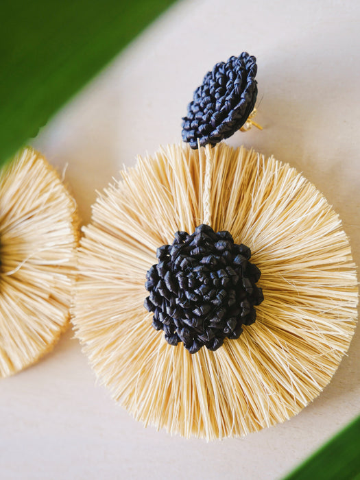 Night Palm Earrings