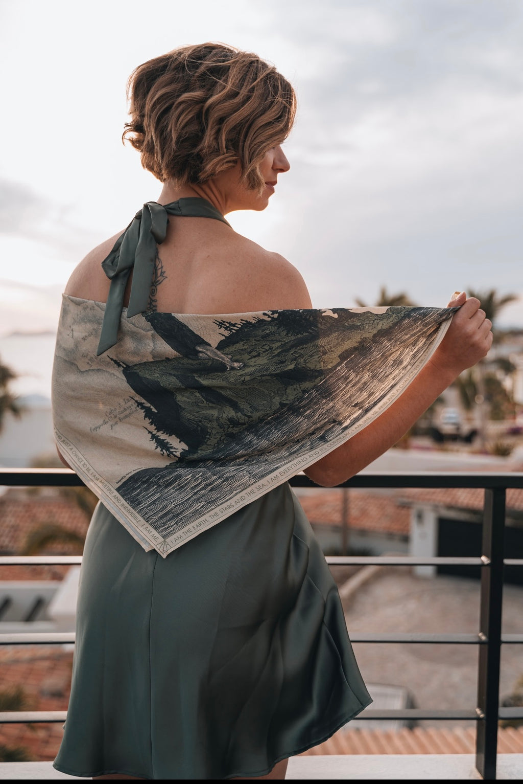 Silk scarf Wild Child