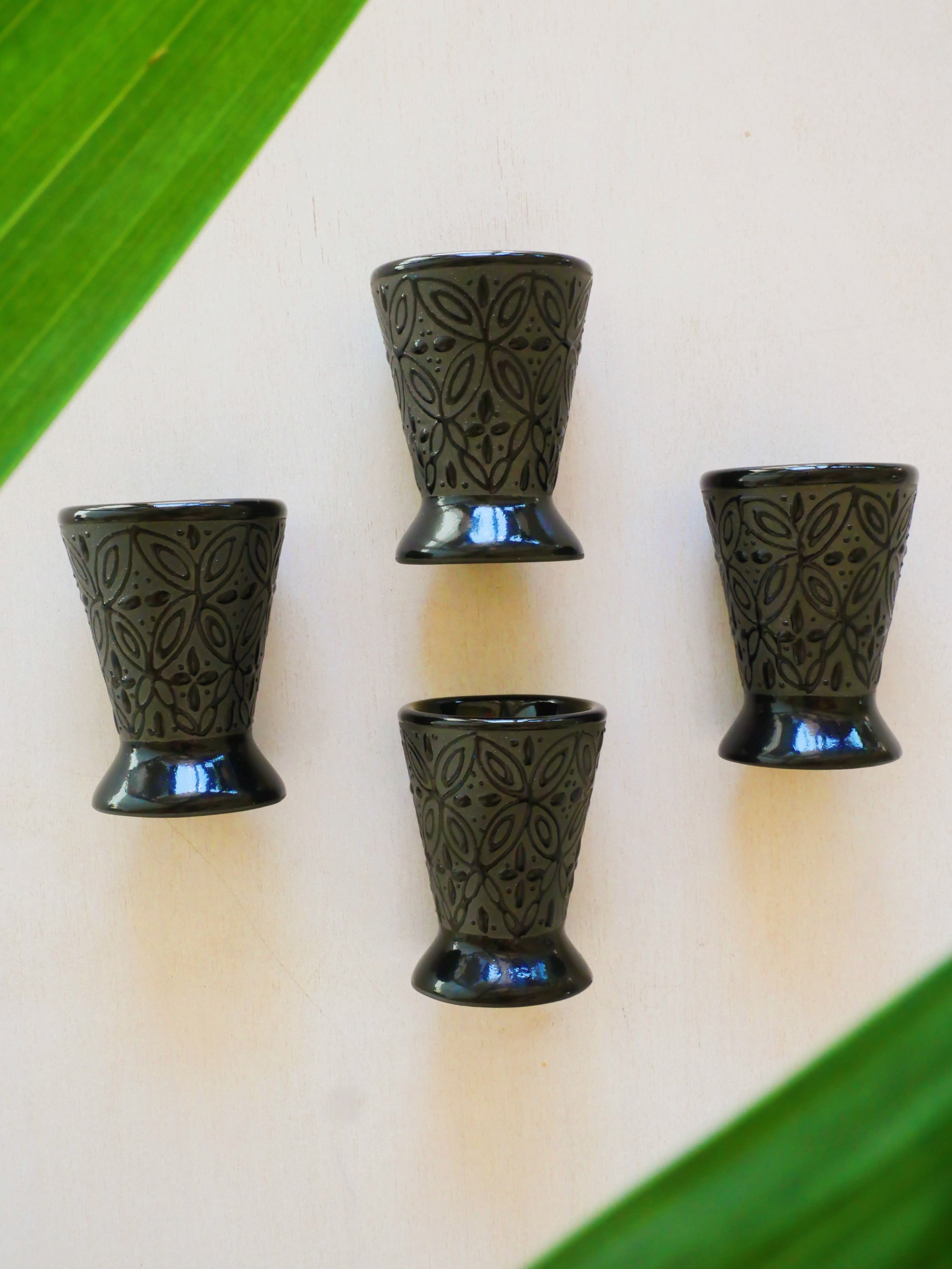 Black Tequila Decanter Set