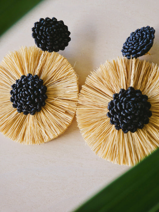 Night Palm Earrings