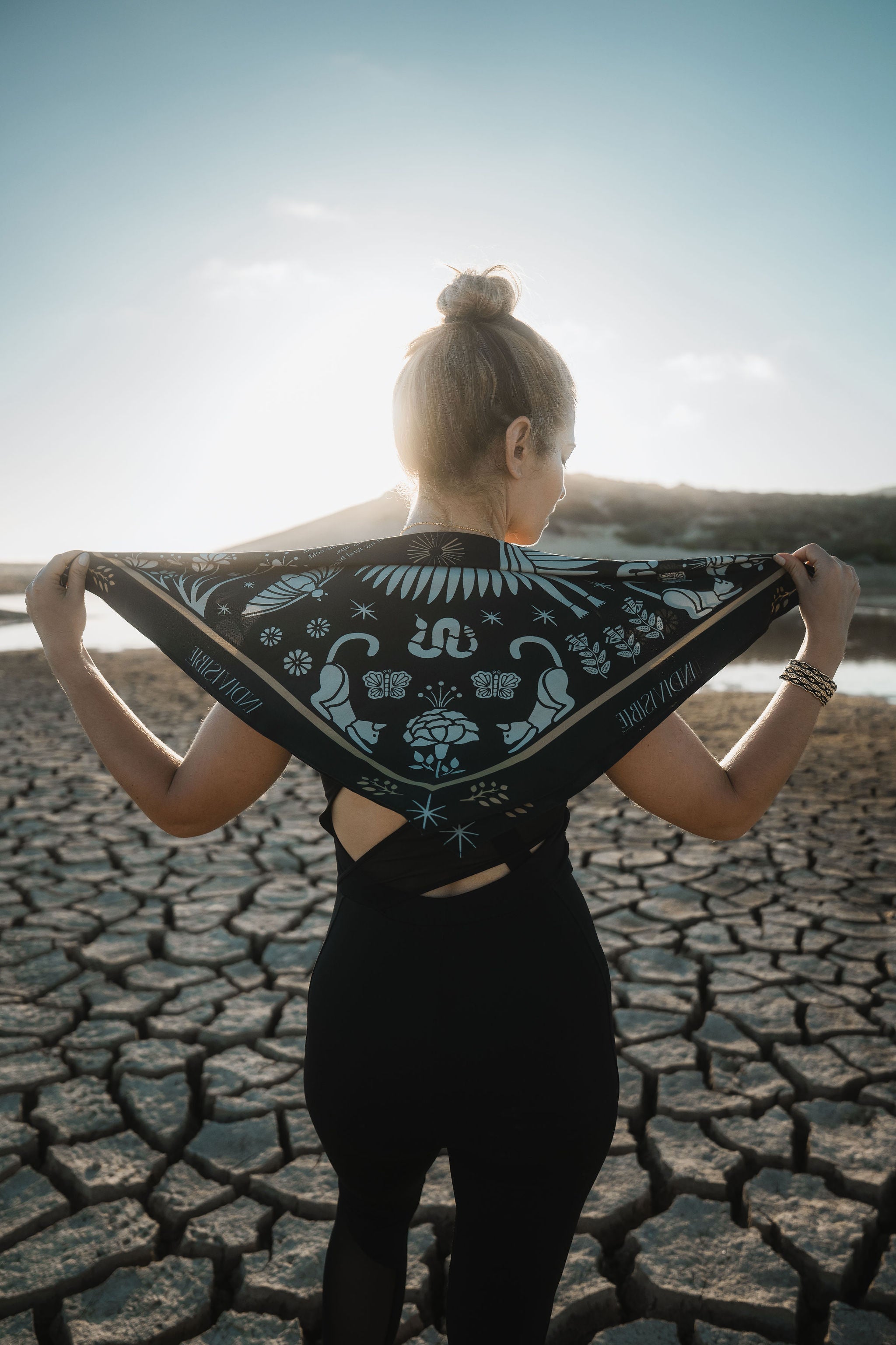 Silk Scarf Instinto Animal - Night