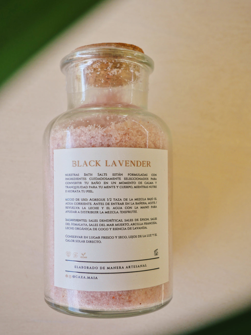 Black Lavender Bath Salts