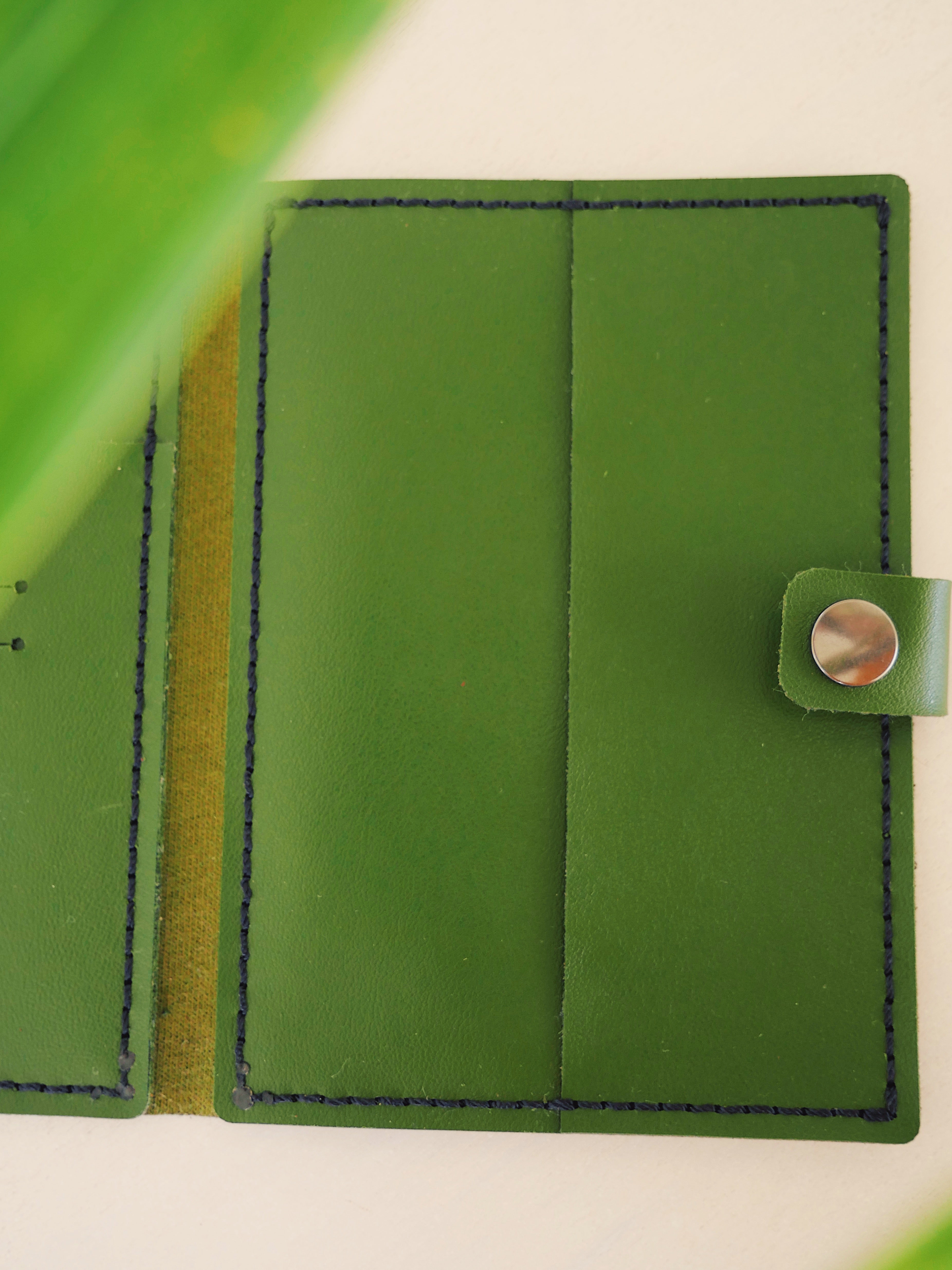 Cactus Leather Passport Holder