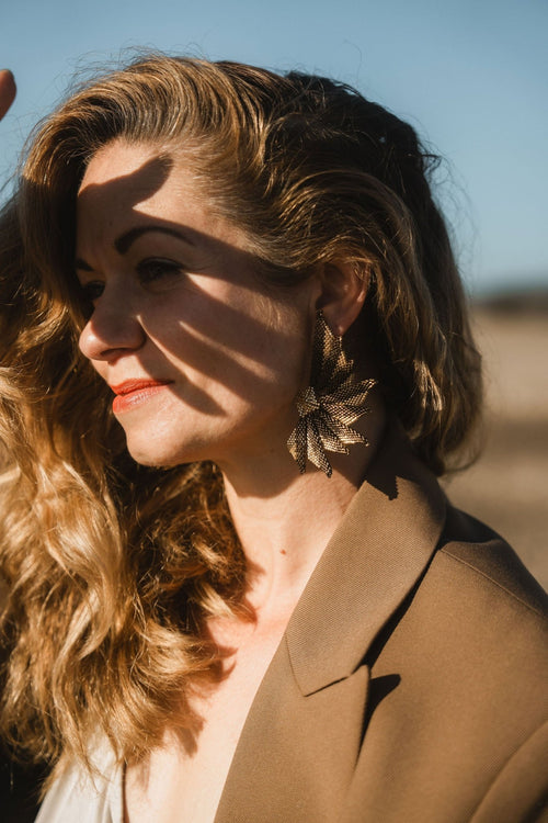 Aurea Earrings - Anne Sidora Unique Poetic gift boutique in Los Cabos