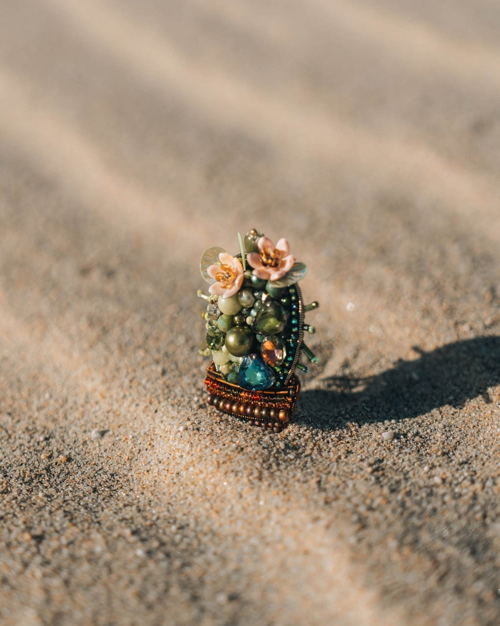 Barrel Cactus Brooch - Anne Sidora Unique Poetic gift boutique in Los Cabos