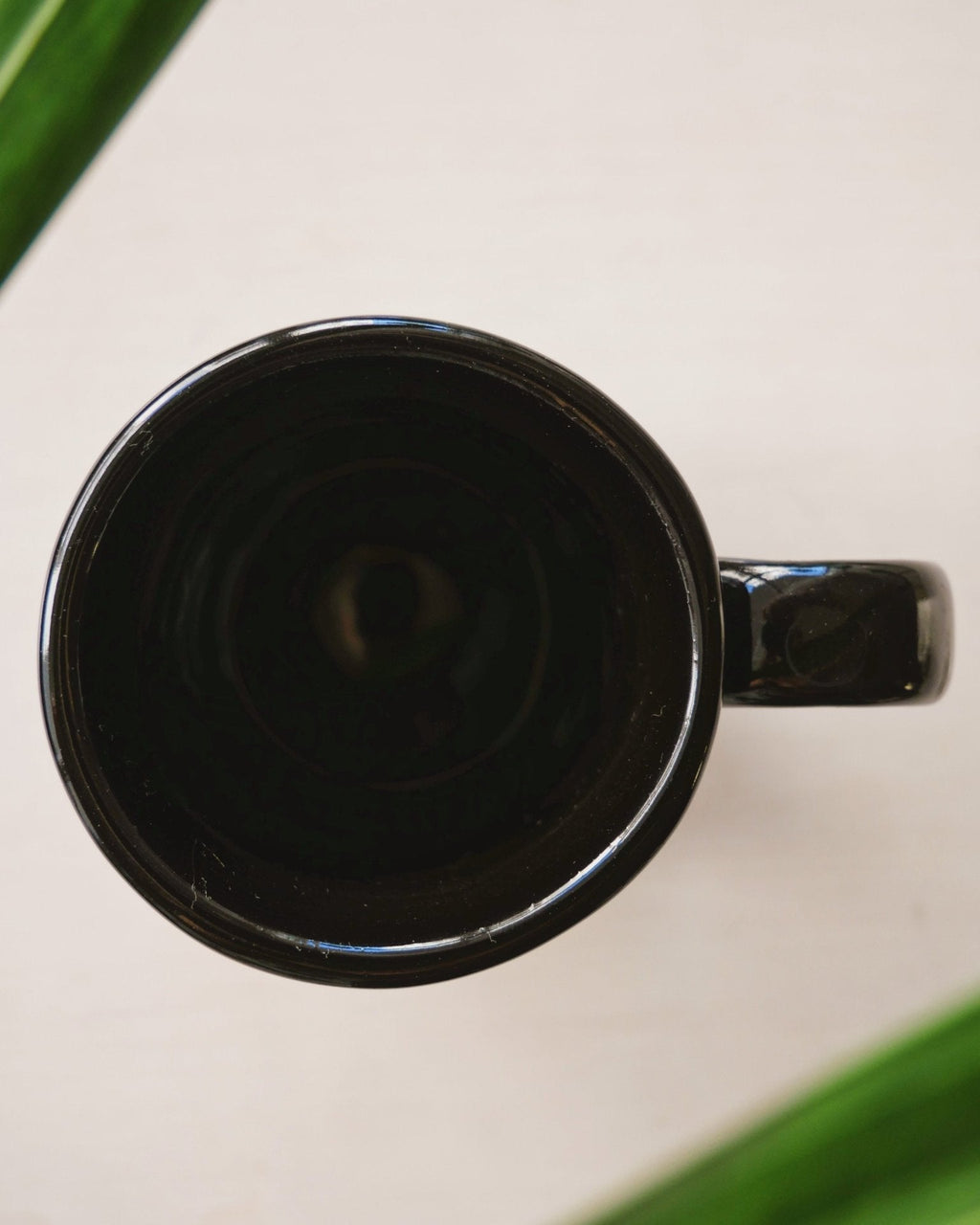 Black Flower Mug - Anne Sidora Unique Poetic gift boutique in Los Cabos