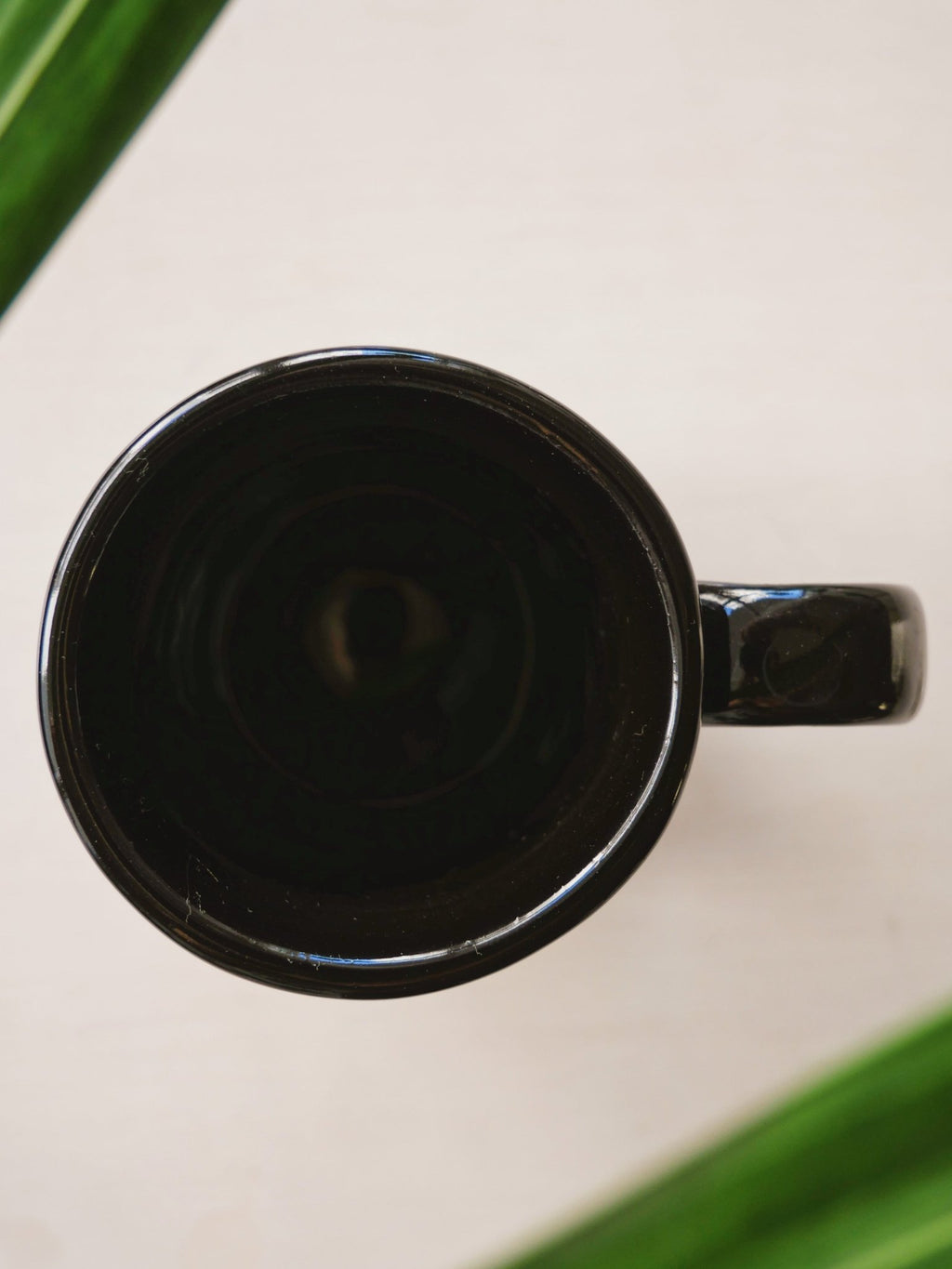 Black Flower Mug - Anne Sidora Unique Poetic gift boutique in Los Cabos