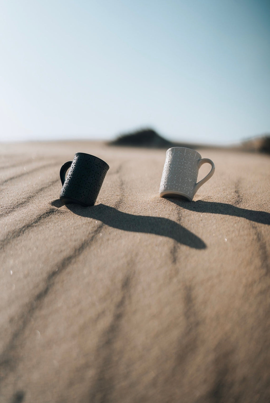 Black Flower Mug - Anne Sidora Unique Poetic gift boutique in Los Cabos