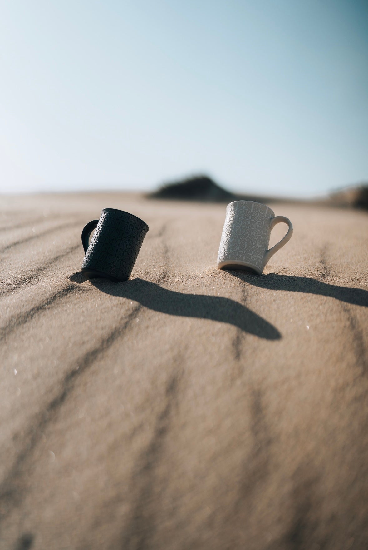 Black Flower Mug - Anne Sidora Unique Poetic gift boutique in Los Cabos