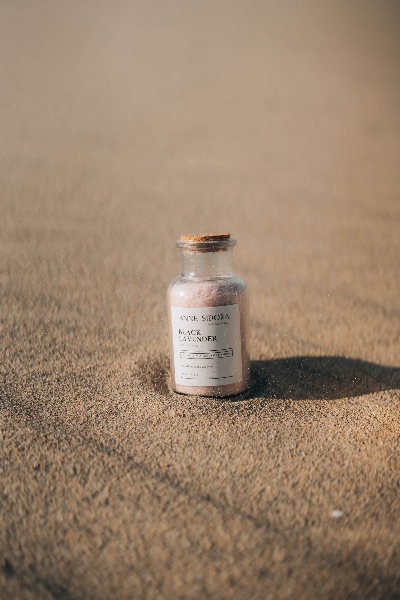 Black Lavender Bath Salts - Anne Sidora Unique Poetic gift boutique in Los Cabos