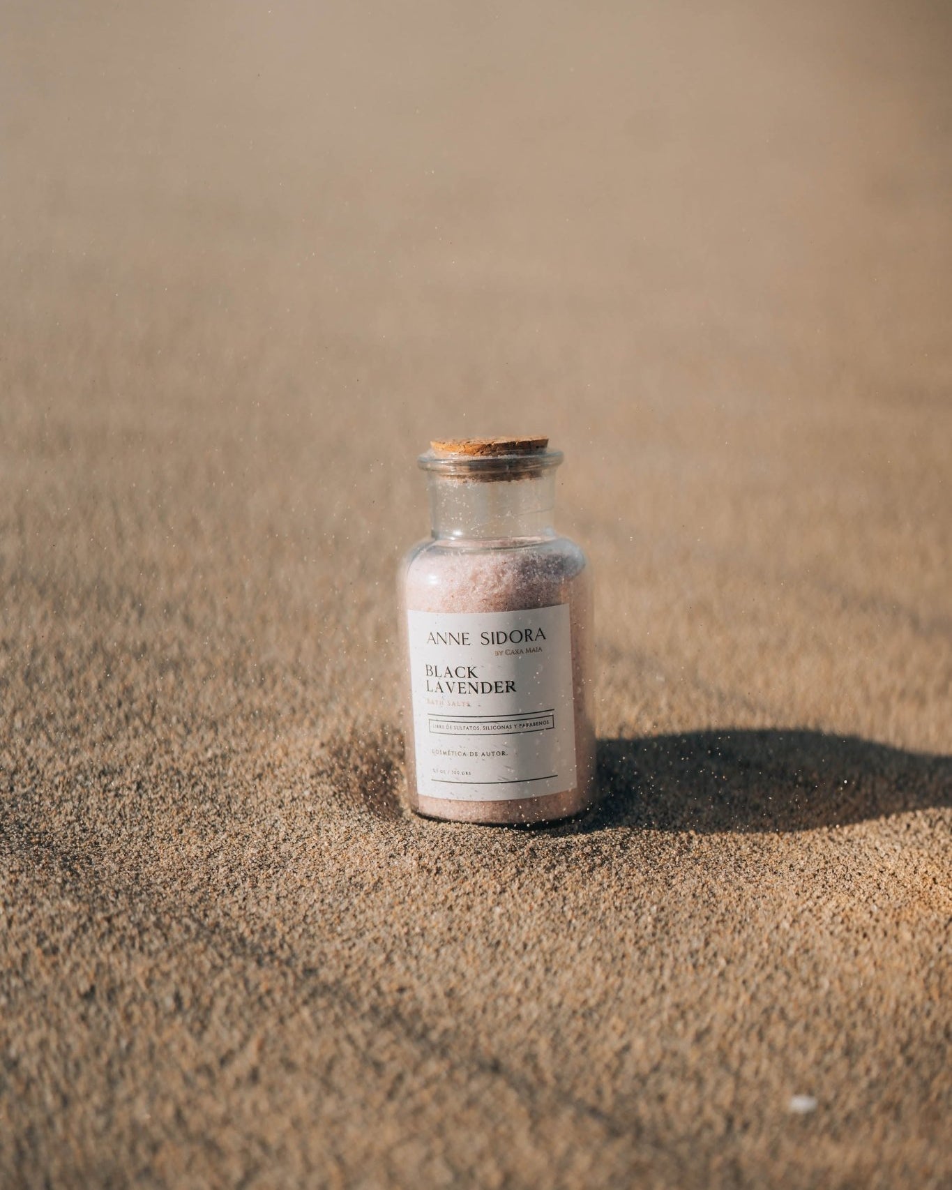 Black Lavender Bath Salts - Anne Sidora Unique Poetic gift boutique in Los Cabos