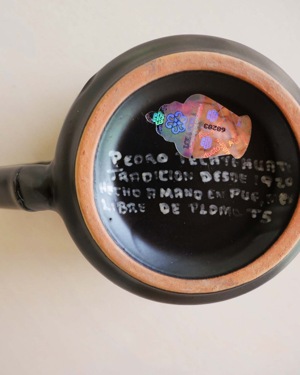 Black Talavera Mug - Anne Sidora Unique Poetic gift boutique in Los Cabos