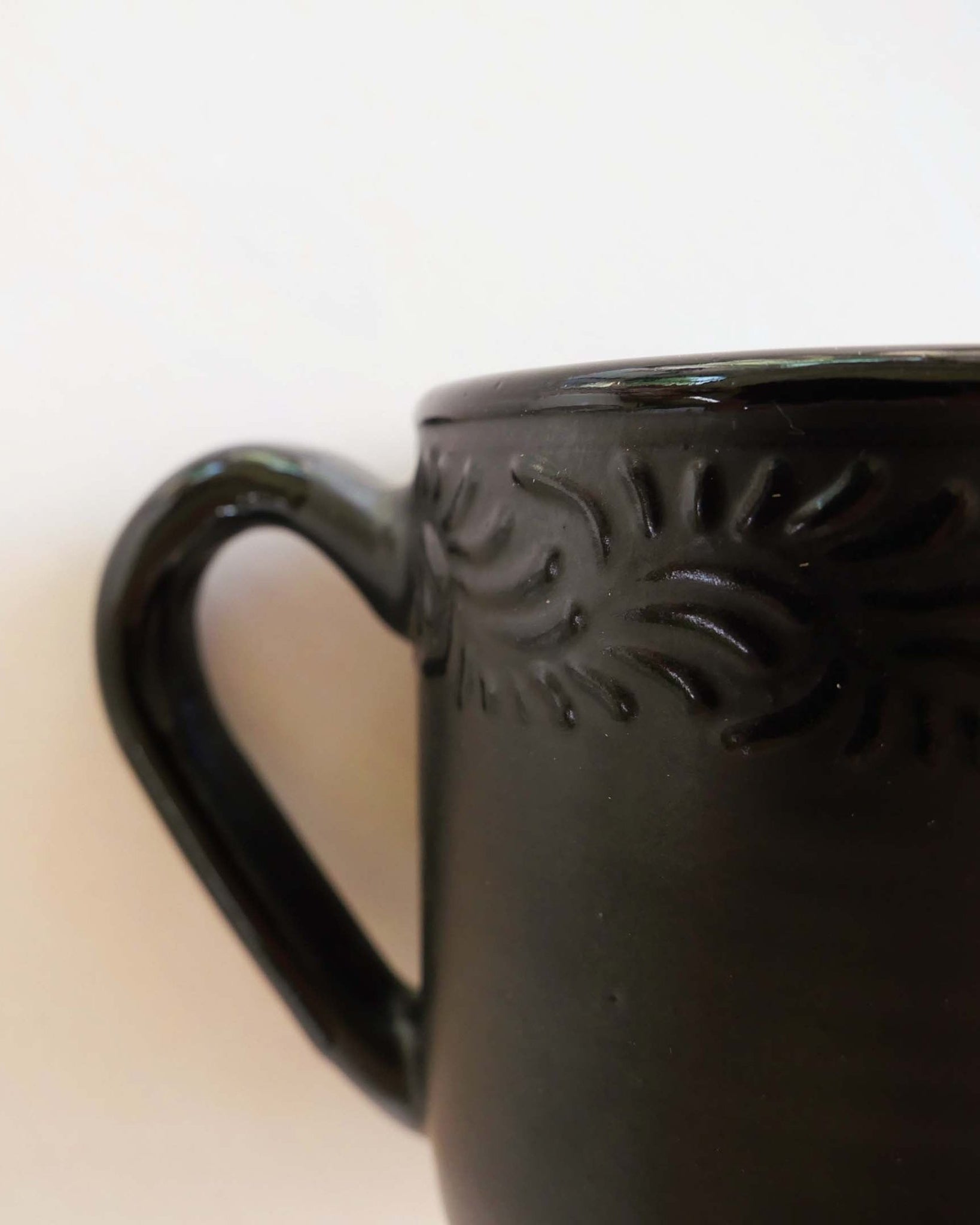 Black Talavera Mug - Anne Sidora Unique Poetic gift boutique in Los Cabos