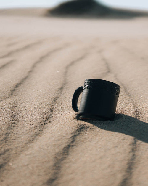 Black Talavera Mug - Anne Sidora Unique Poetic gift boutique in Los Cabos