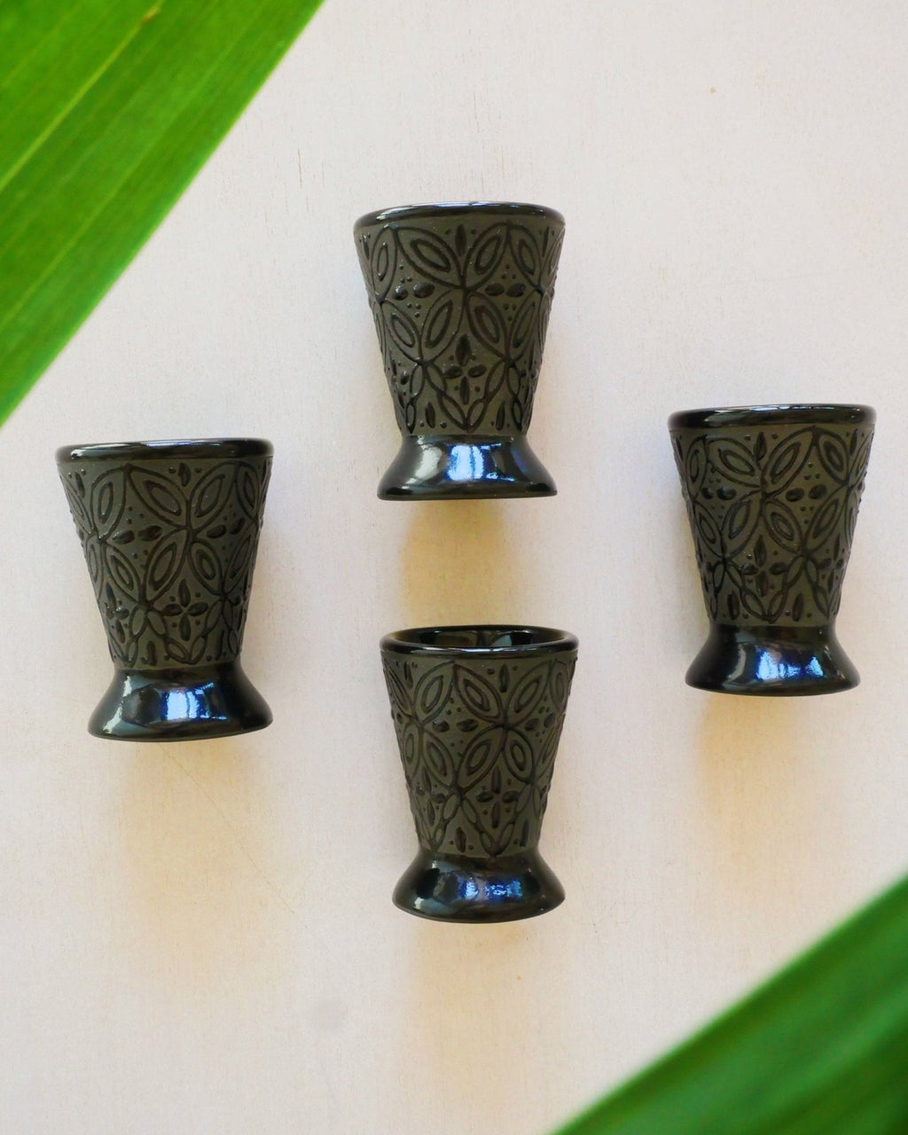Black Tequila Decanter Set - Anne Sidora Unique Poetic gift boutique in Los Cabos