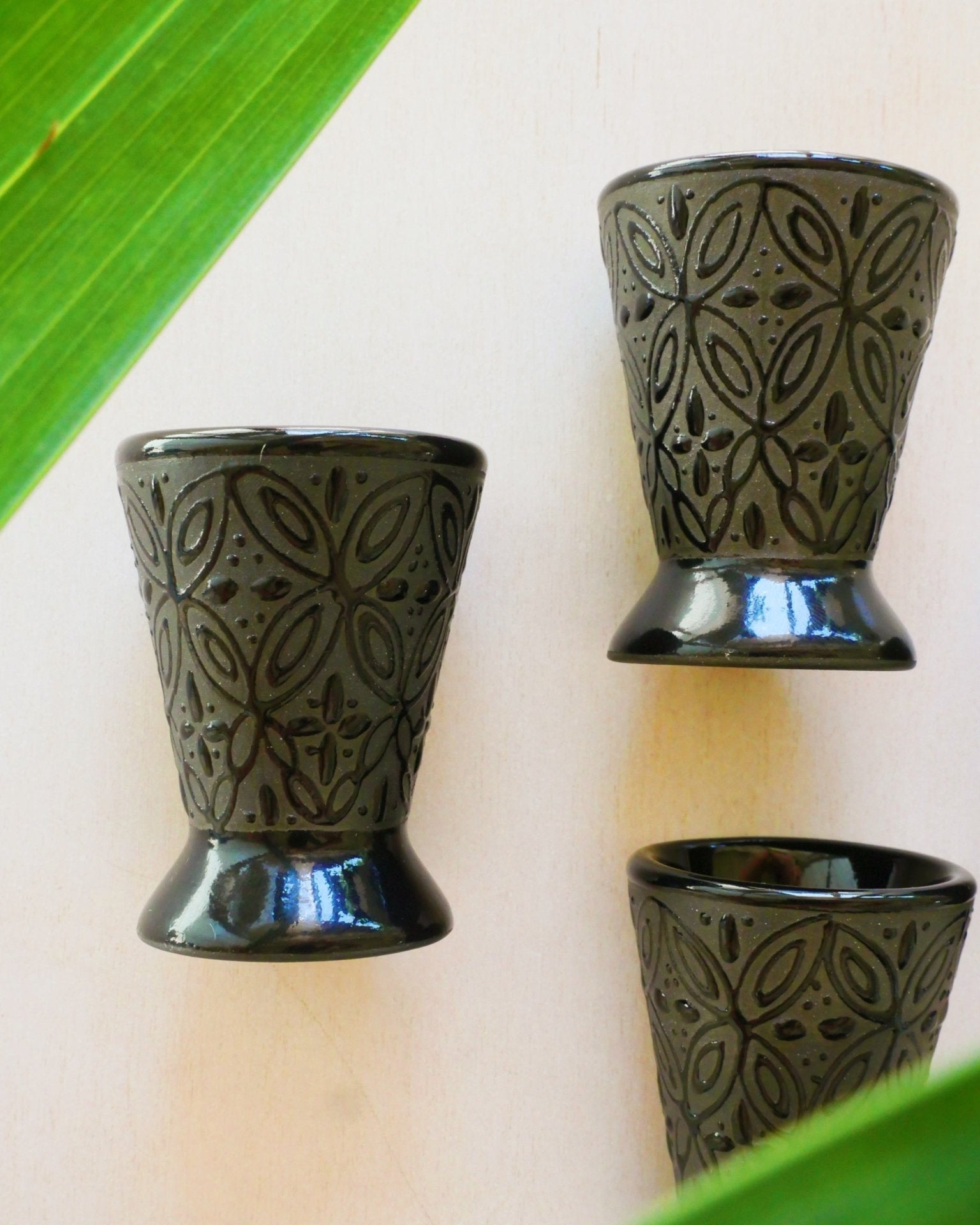 Black Tequila Decanter Set - Anne Sidora Unique Poetic gift boutique in Los Cabos