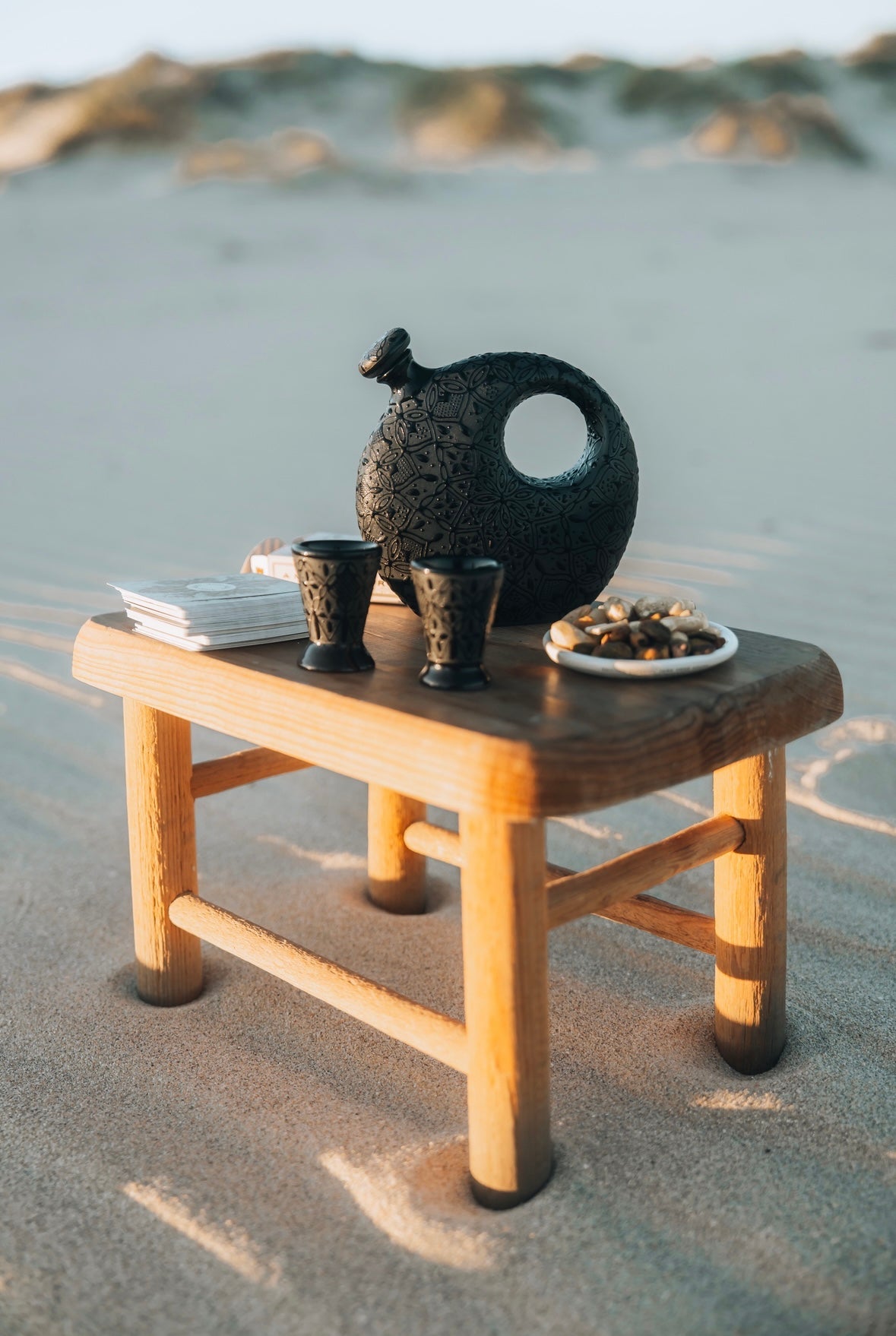 Black Tequila Decanter Set - Anne Sidora Unique Poetic gift boutique in Los Cabos