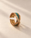 Brizna Green Ring - Anne Sidora Unique Poetic gift boutique in Los Cabos