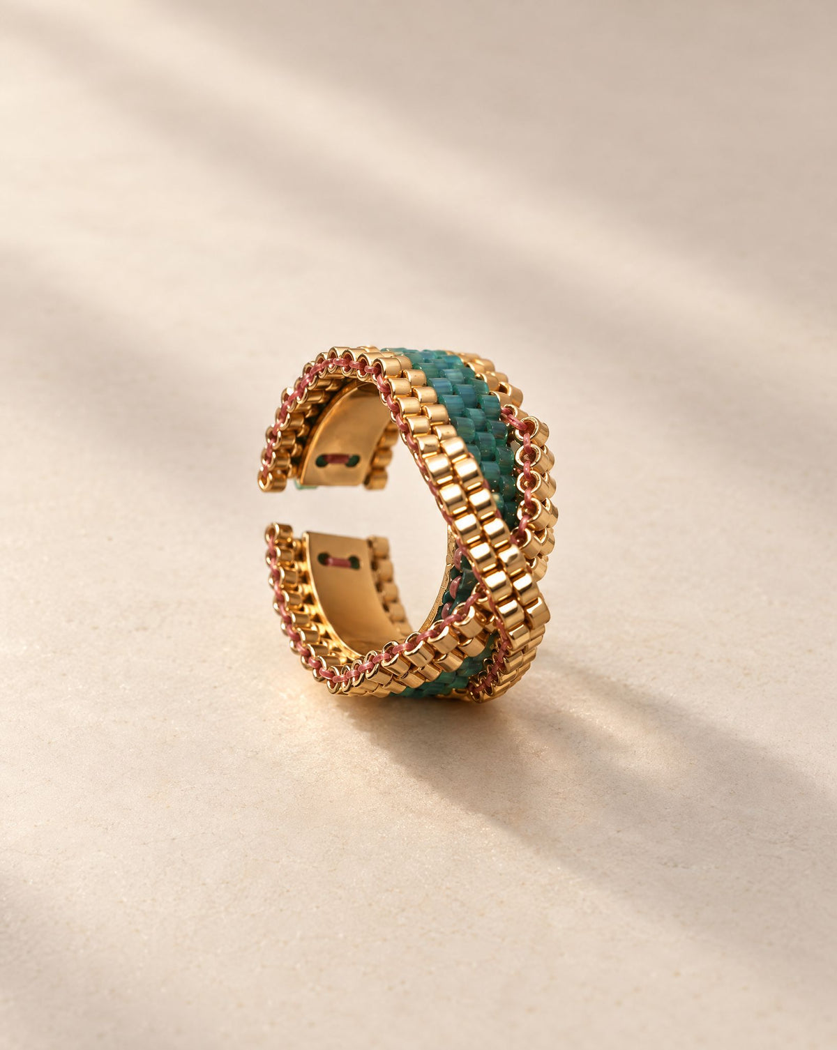 Brizna Green Ring - Anne Sidora Unique Poetic gift boutique in Los Cabos