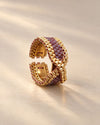 Brizna Violet Ring - Anne Sidora Unique Poetic gift boutique in Los Cabos