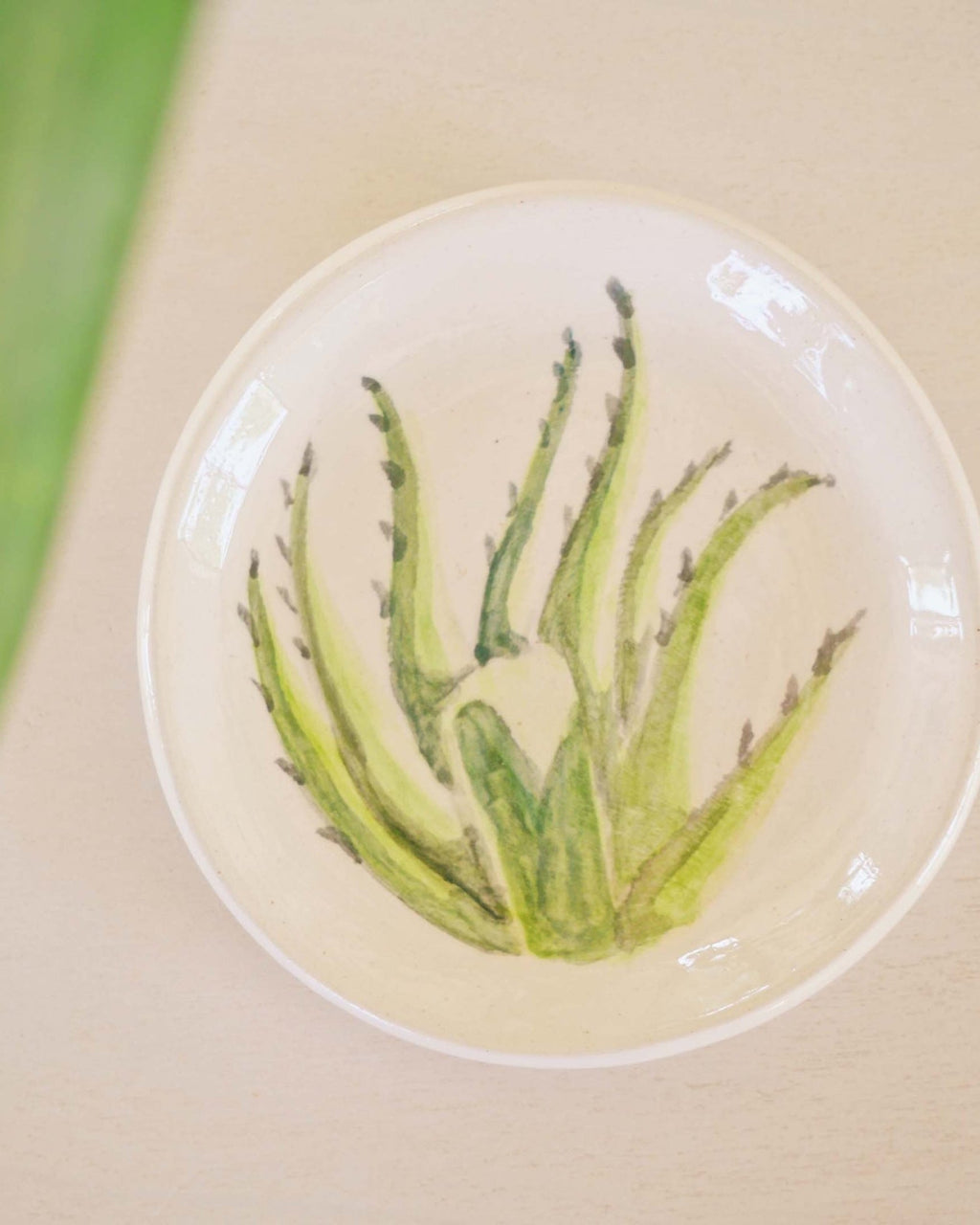 Cactus Accent Plate - Anne Sidora Unique Poetic gift boutique in Los Cabos