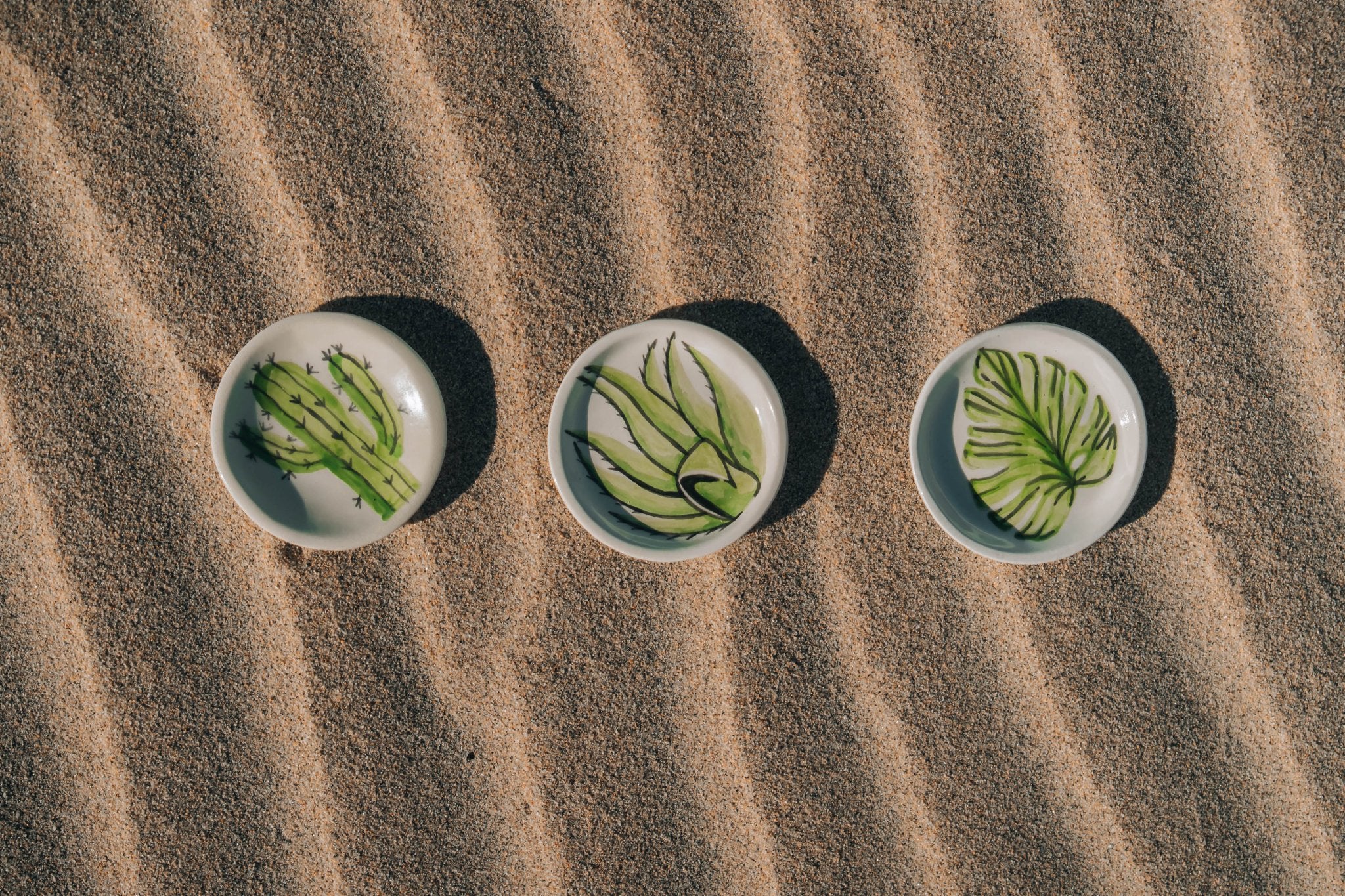 Cactus Accent Plate - Anne Sidora Unique Poetic gift boutique in Los Cabos