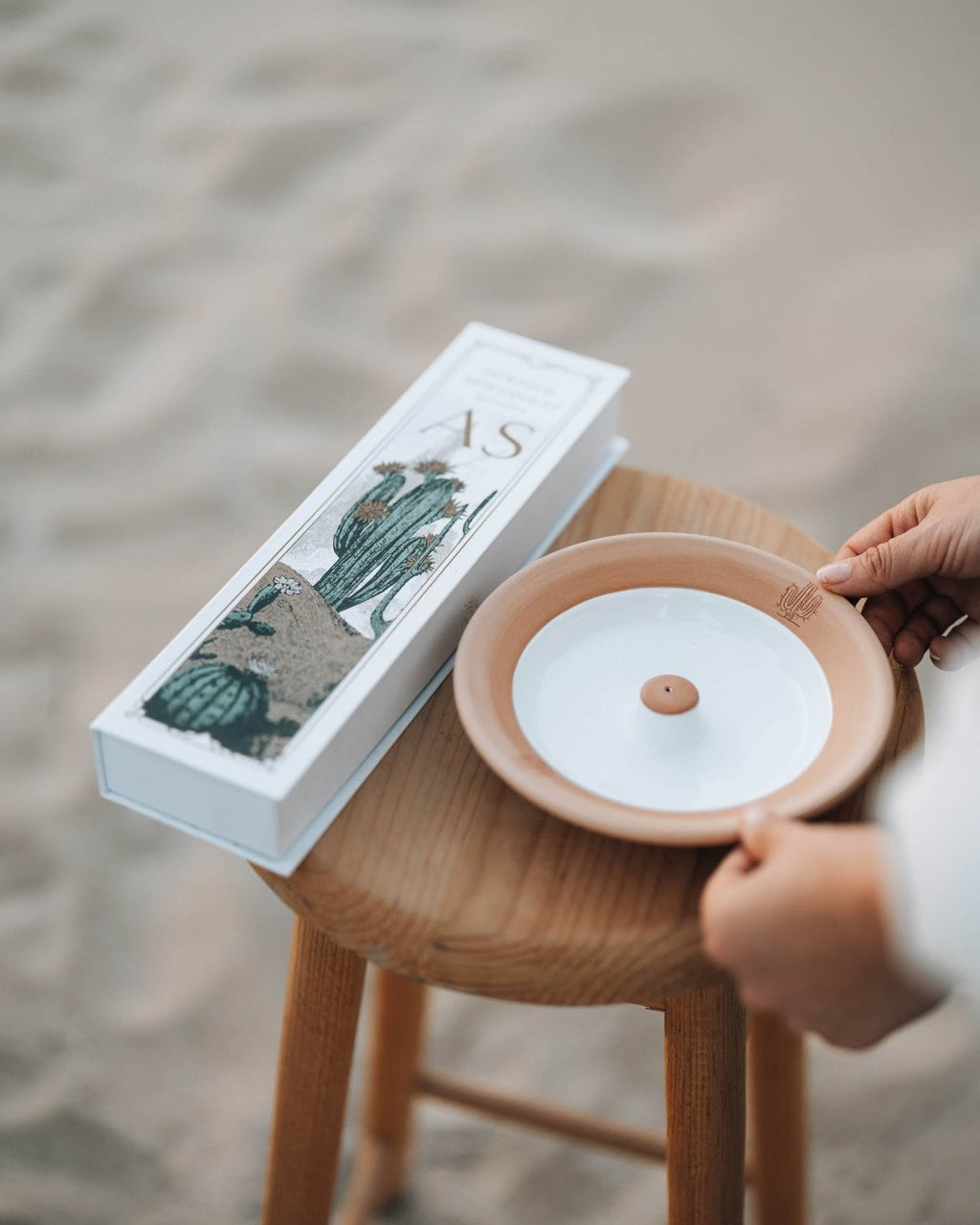 Cactus Incense Holder - Anne Sidora Unique Poetic gift boutique in Los Cabos