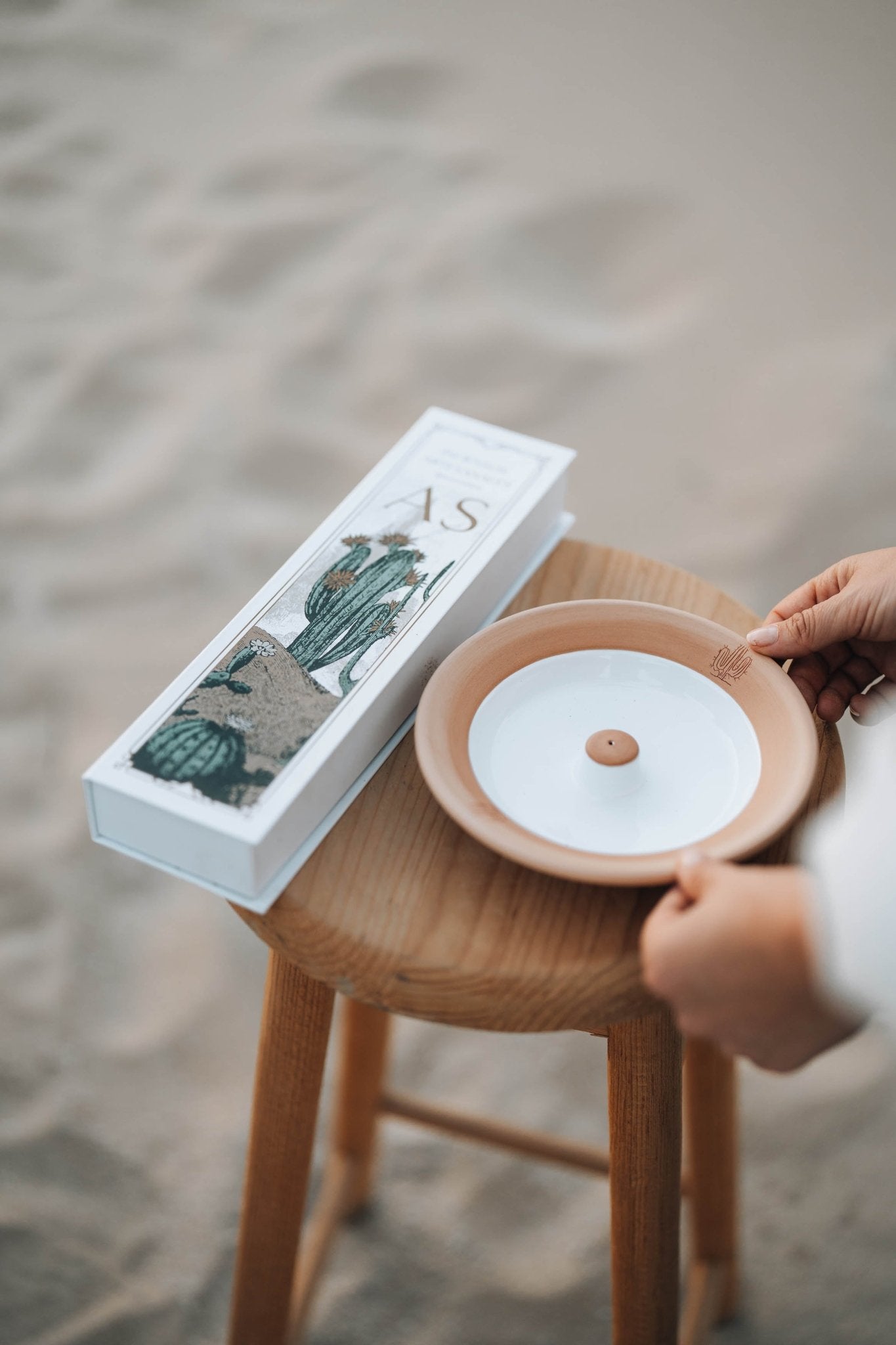 Cactus Incense Holder - Anne Sidora Unique Poetic gift boutique in Los Cabos