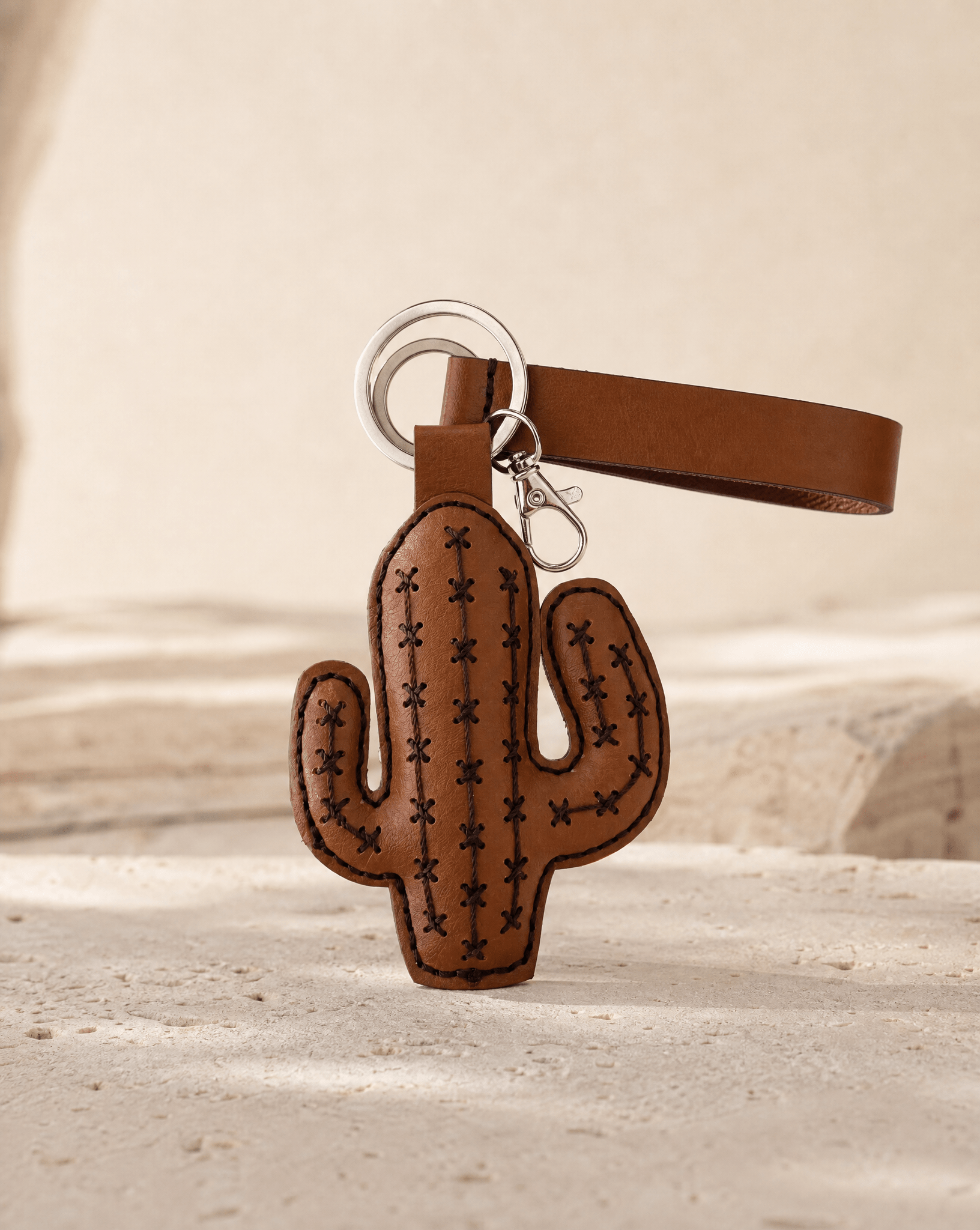 Cactus Keychain - Anne Sidora Unique Poetic gift boutique in Los Cabos