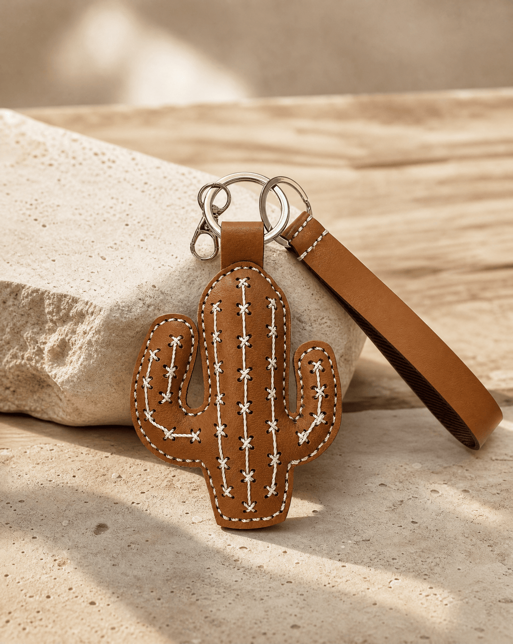 Cactus Keychain - Anne Sidora Unique Poetic gift boutique in Los Cabos