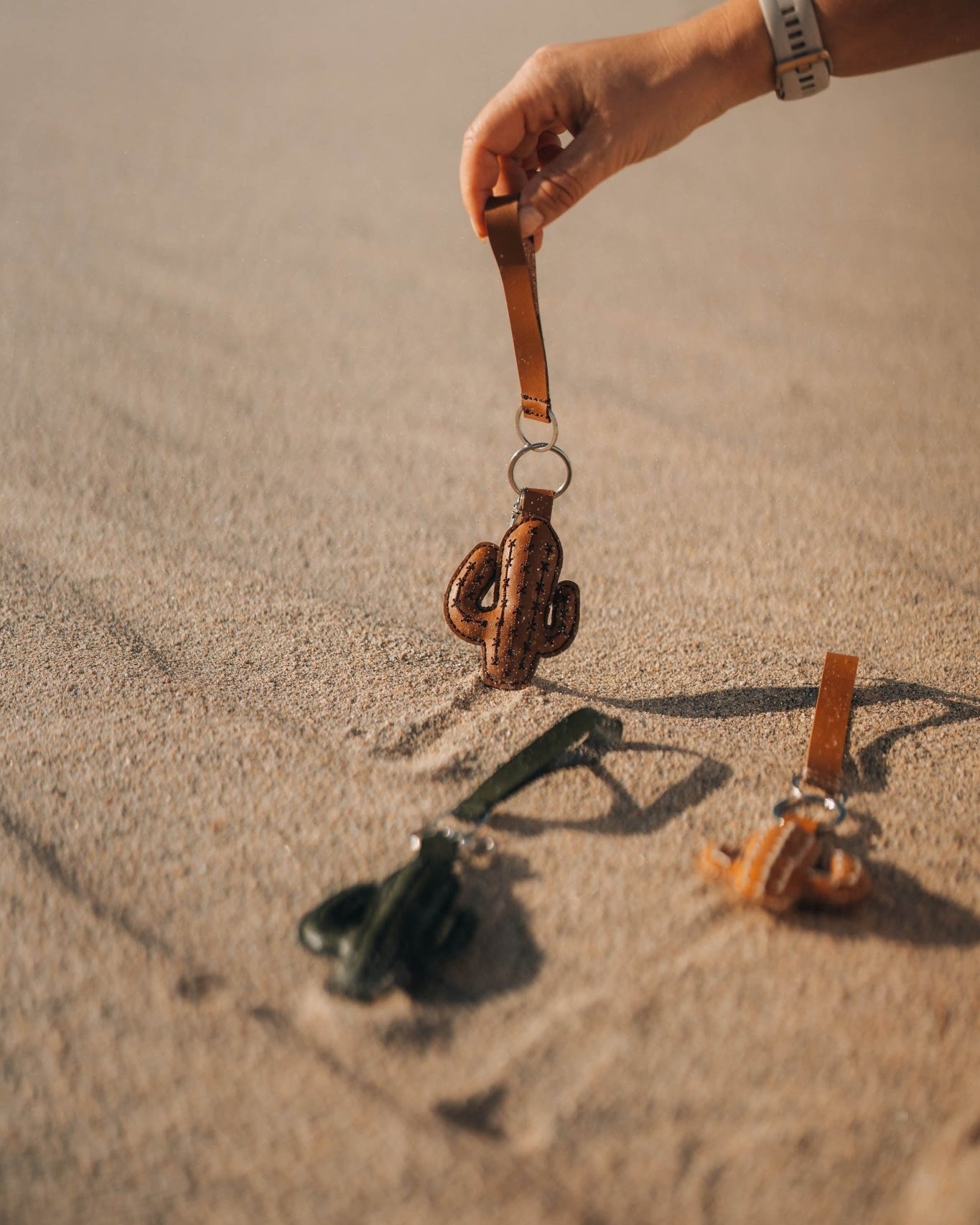 Cactus Keychain - Anne Sidora Unique Poetic gift boutique in Los Cabos