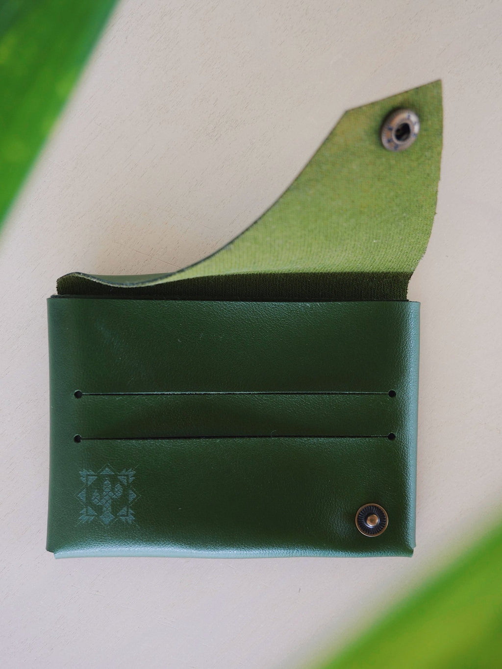Cactus Leather Cardholder - Anne Sidora Unique Poetic gift boutique in Los Cabos