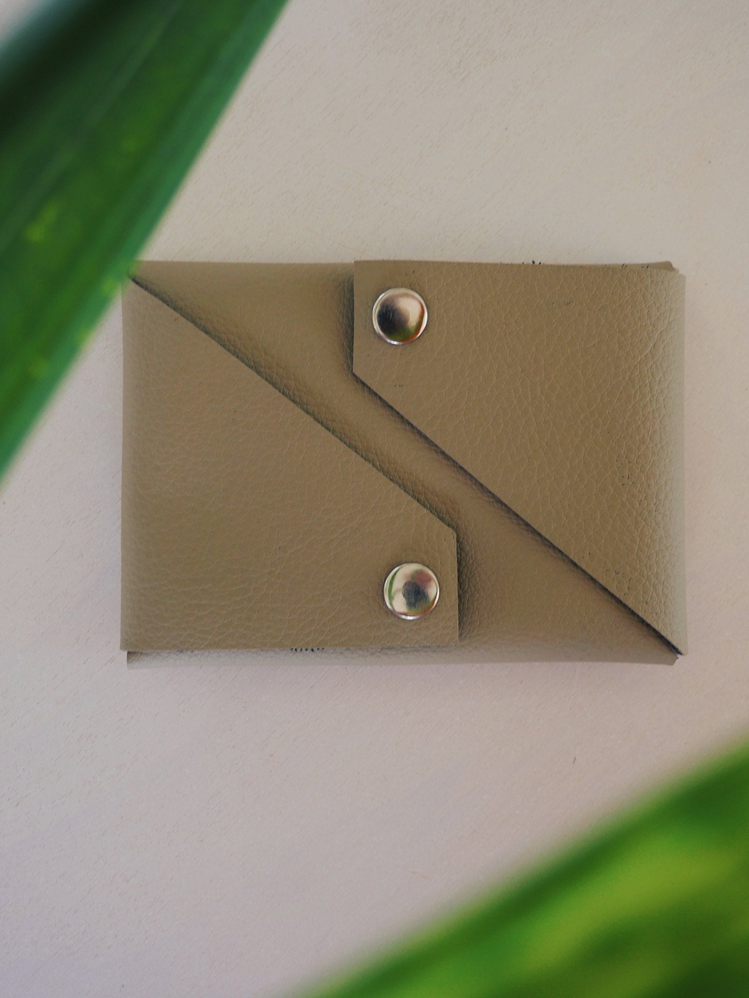 Cactus Leather Cardholder - Anne Sidora Unique Poetic gift boutique in Los Cabos
