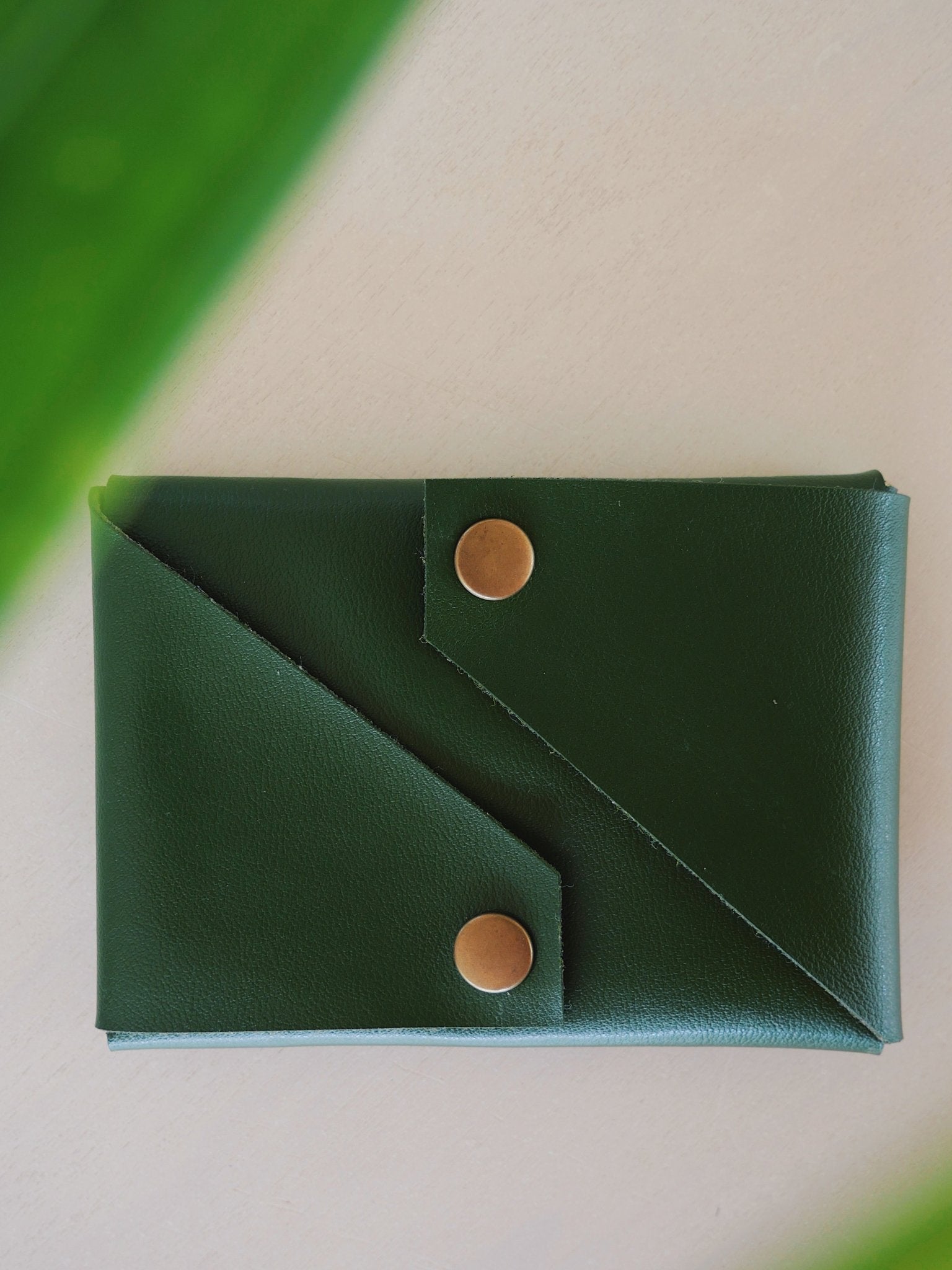 Cactus Leather Cardholder - Anne Sidora Unique Poetic gift boutique in Los Cabos