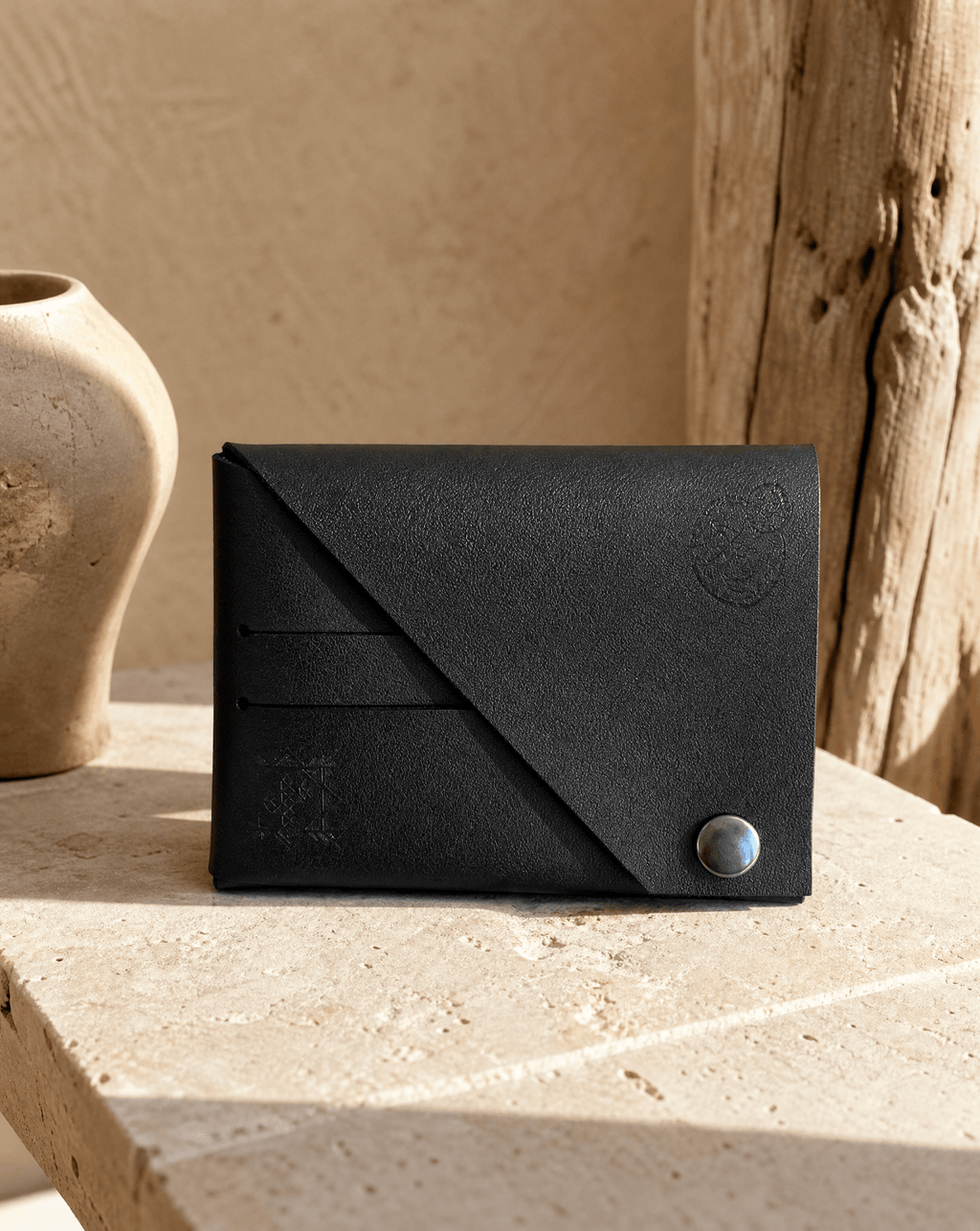 Cactus Leather Cardholder - Anne Sidora Unique Poetic gift boutique in Los Cabos