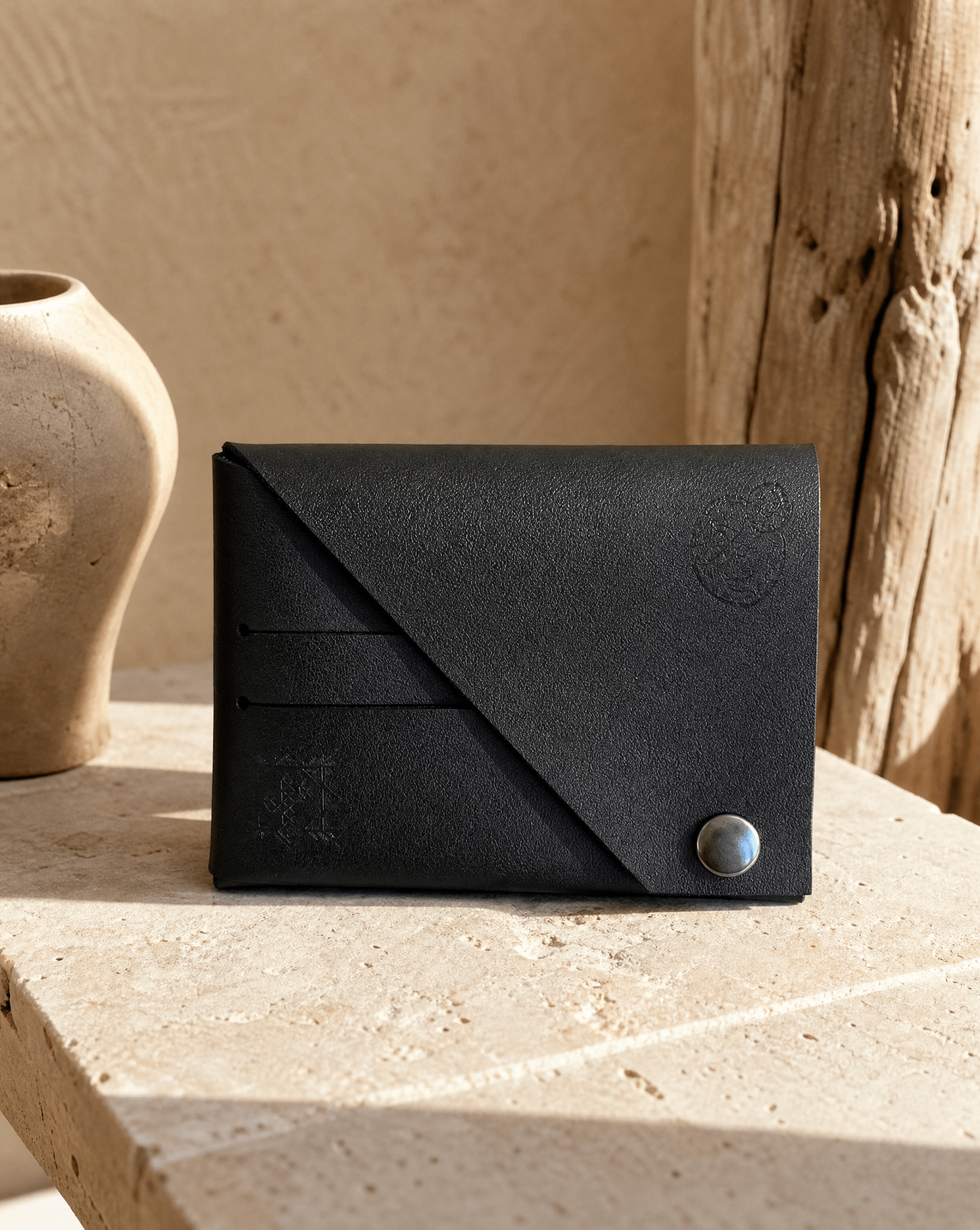 Cactus Leather Cardholder - Anne Sidora Unique Poetic gift boutique in Los Cabos
