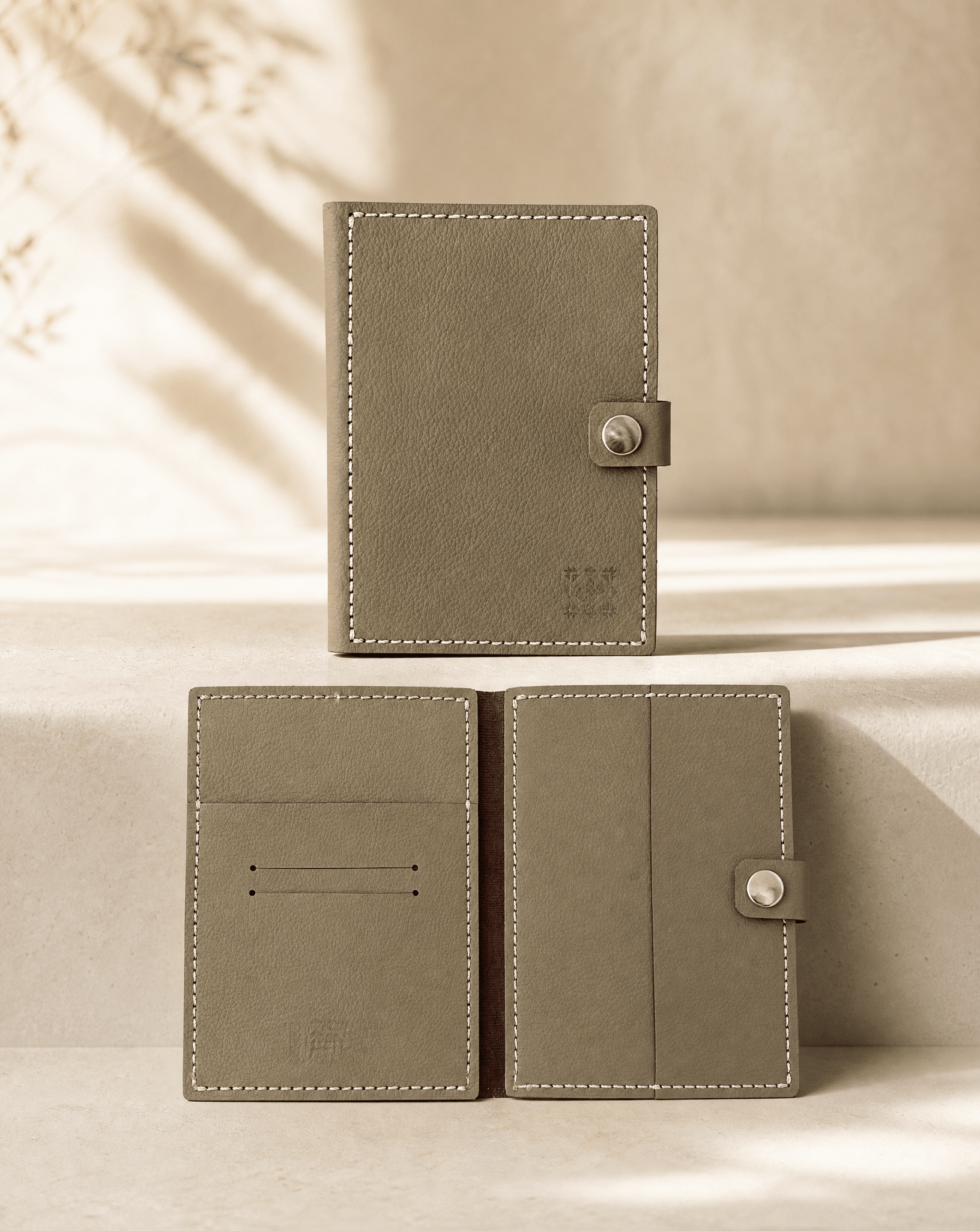 Cactus Leather Passport Holder - Anne Sidora Unique Poetic gift boutique in Los Cabos