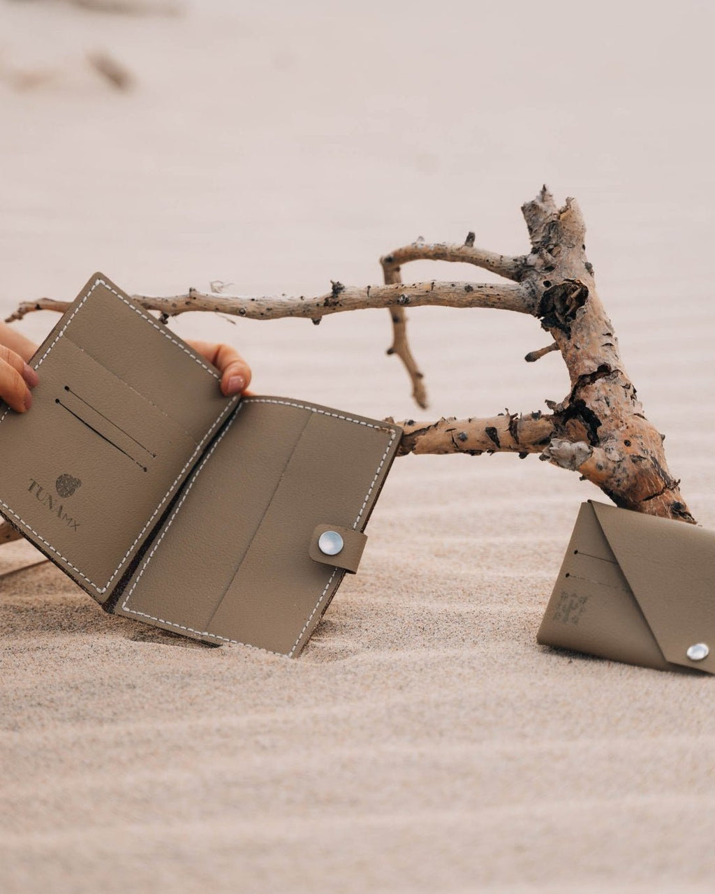 Cactus Leather Passport Holder - Anne Sidora Unique Poetic gift boutique in Los Cabos