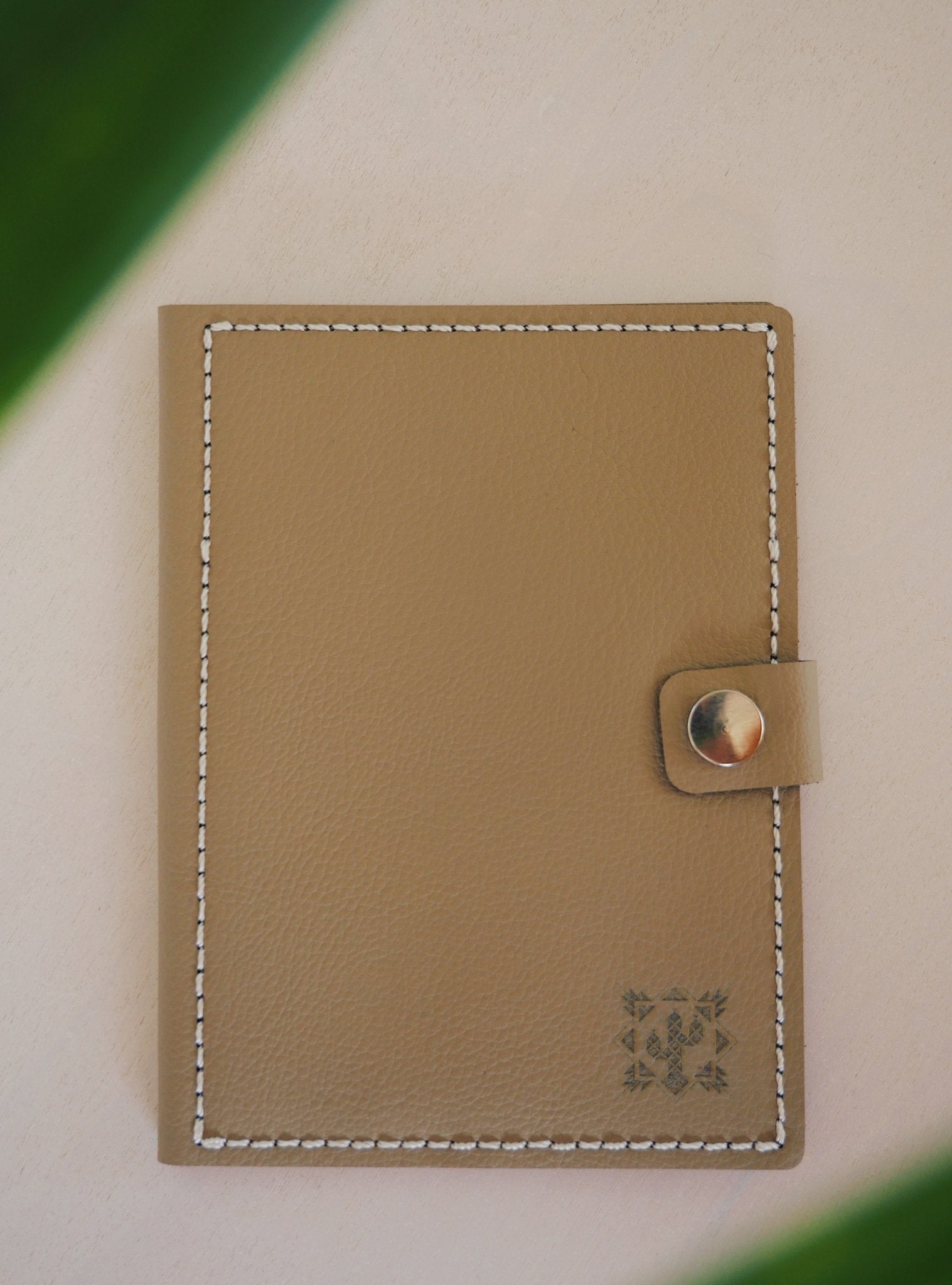 Cactus Leather Passport Holder - Anne Sidora Unique Poetic gift boutique in Los Cabos