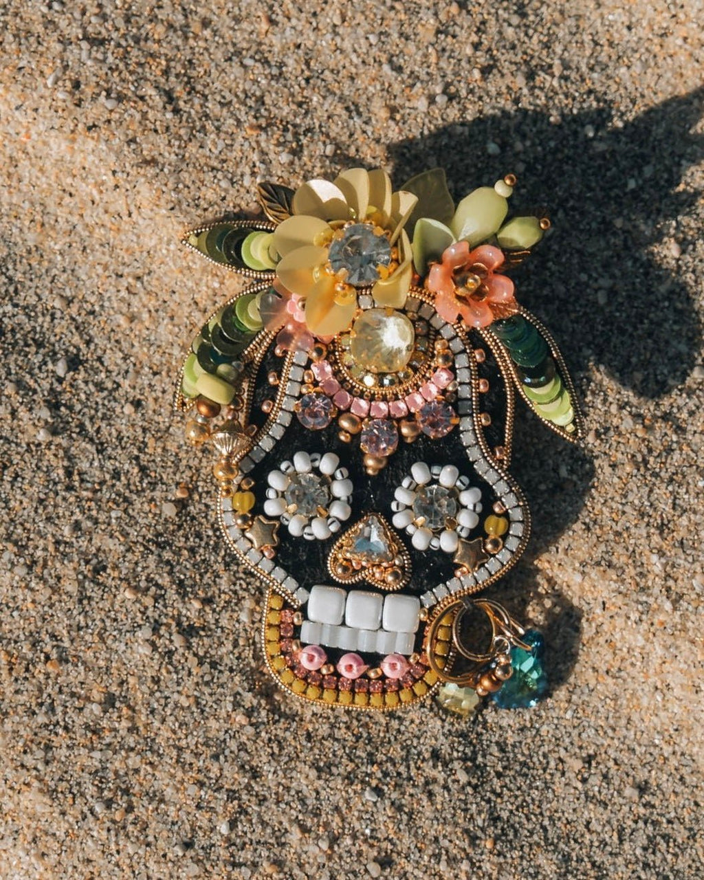 Calavera Brooch - Anne Sidora Unique Poetic gift boutique in Los Cabos