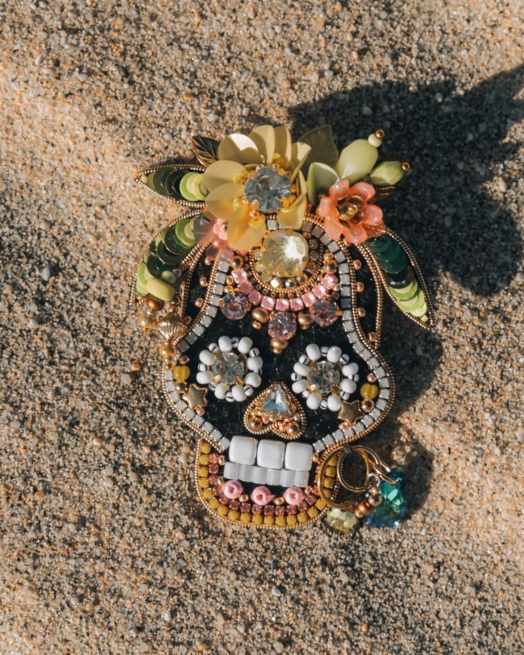 Calavera Brooch - Anne Sidora Unique Poetic gift boutique in Los Cabos