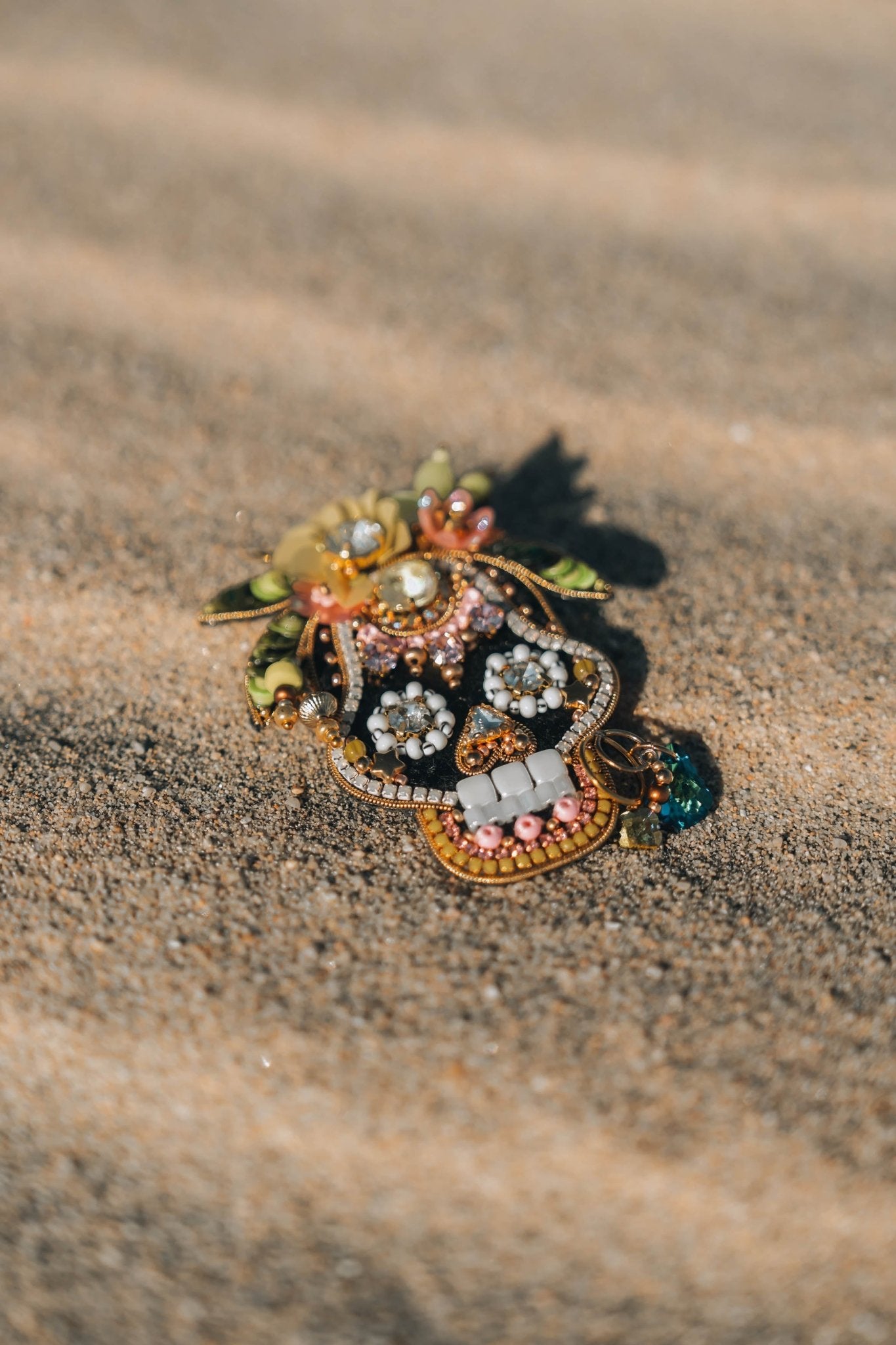 Calavera Brooch - Anne Sidora Unique Poetic gift boutique in Los Cabos