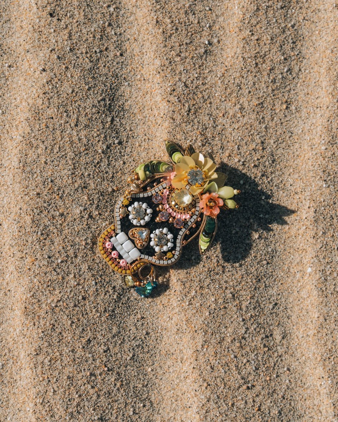 Calavera Brooch - Anne Sidora Unique Poetic gift boutique in Los Cabos