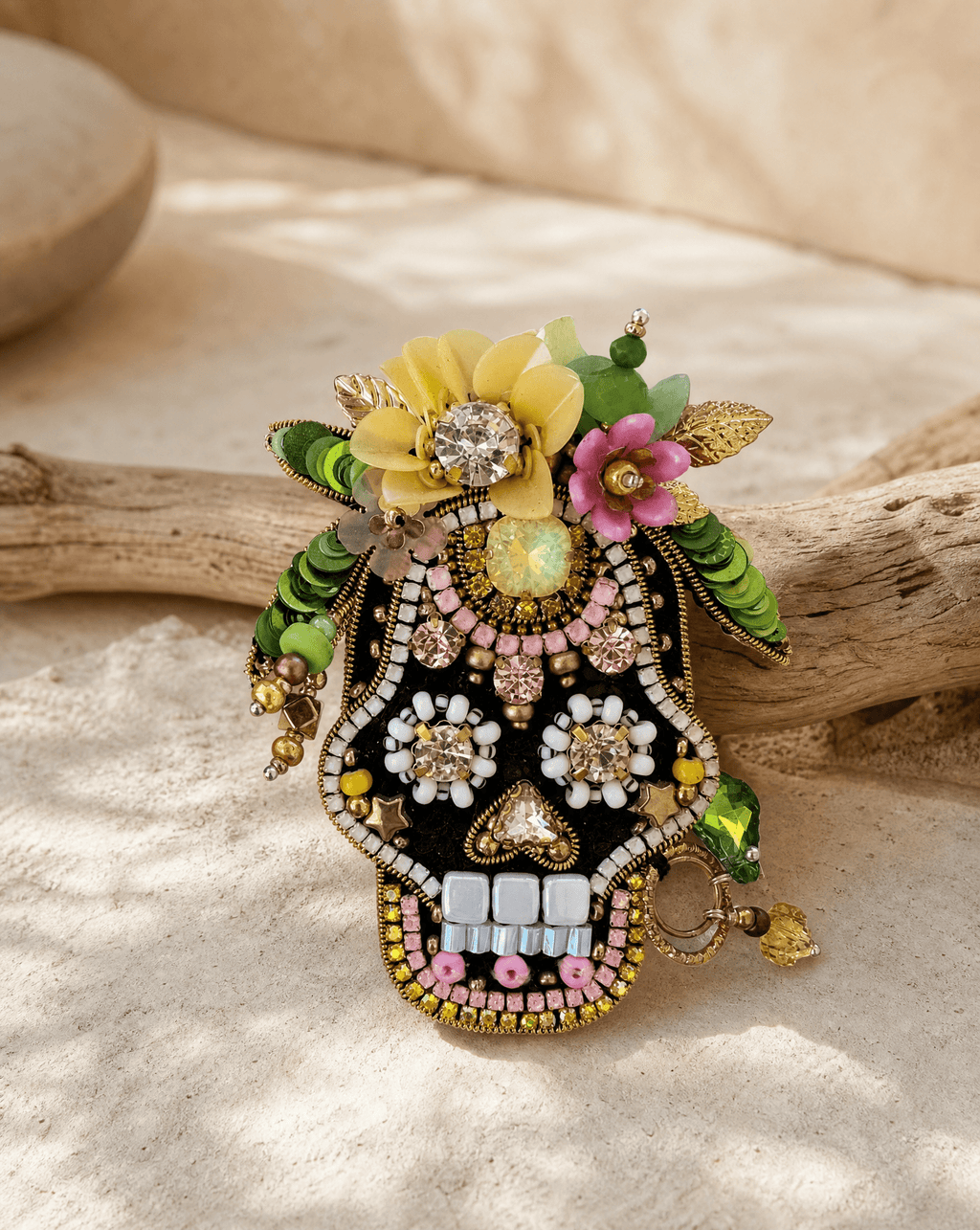 Calavera Brooch - Anne Sidora Unique Poetic gift boutique in Los Cabos