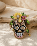 Calavera Brooch - Anne Sidora Unique Poetic gift boutique in Los Cabos